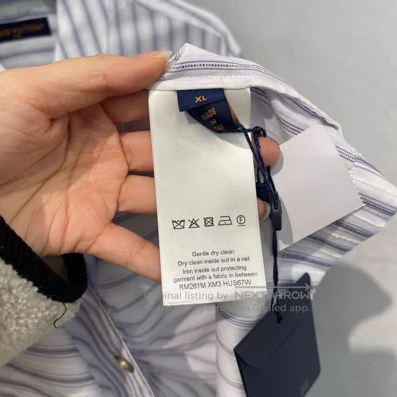 Louis Vuitton Louis Vuitton SS26 Vertical Stripe Long Sleeve Shirt Size US XL / EU 56 / 4 - 6 Thumbnail