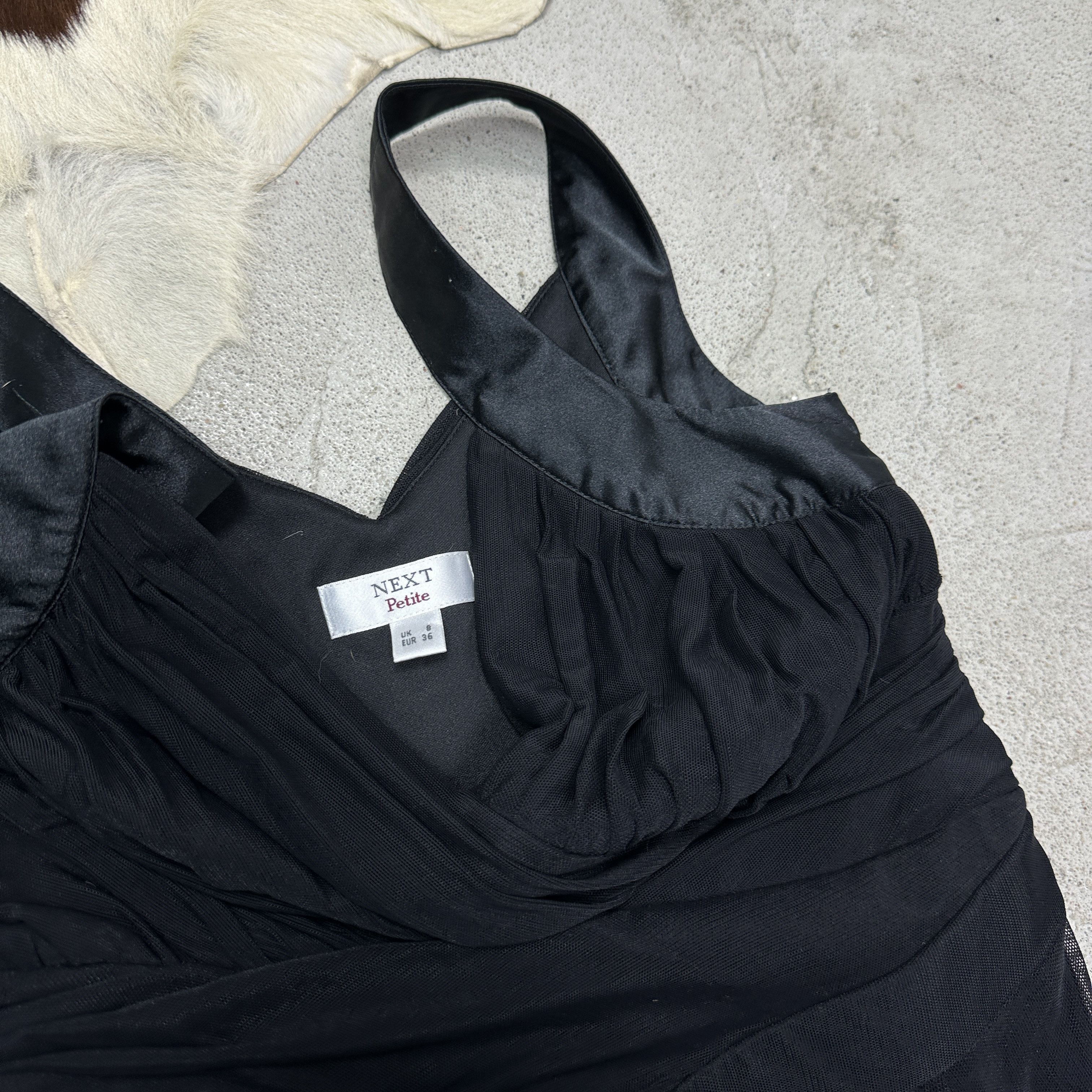 Vintage Vintage Avant Garde Asymmetrical Ruched Dress Y2K Size S / US 4 / IT 40 - 4 Thumbnail