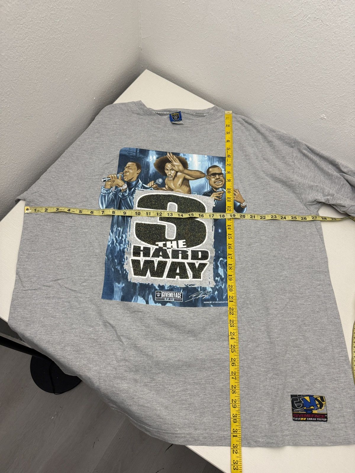 Rap Tees Vintage Y2K Give Me Face 2000s The Hard Way 3 Rap Tee 3XL Size US XXL / EU 58 / 5 - 7 Thumbnail