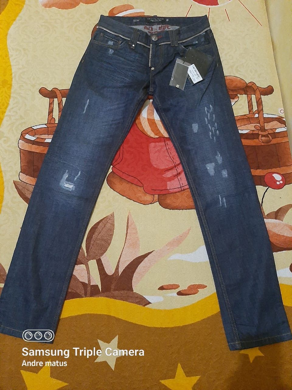 Philipp Plein Philippe Plein Azure blue denim Size US 32 / EU 48 - 1 Thumbnail