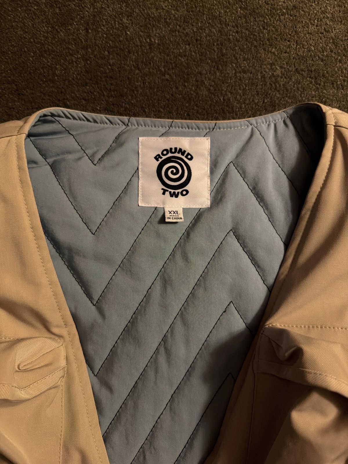 Round Two Khaki Fishing Vest Size US XXL / EU 58 / 5 - 3 Thumbnail
