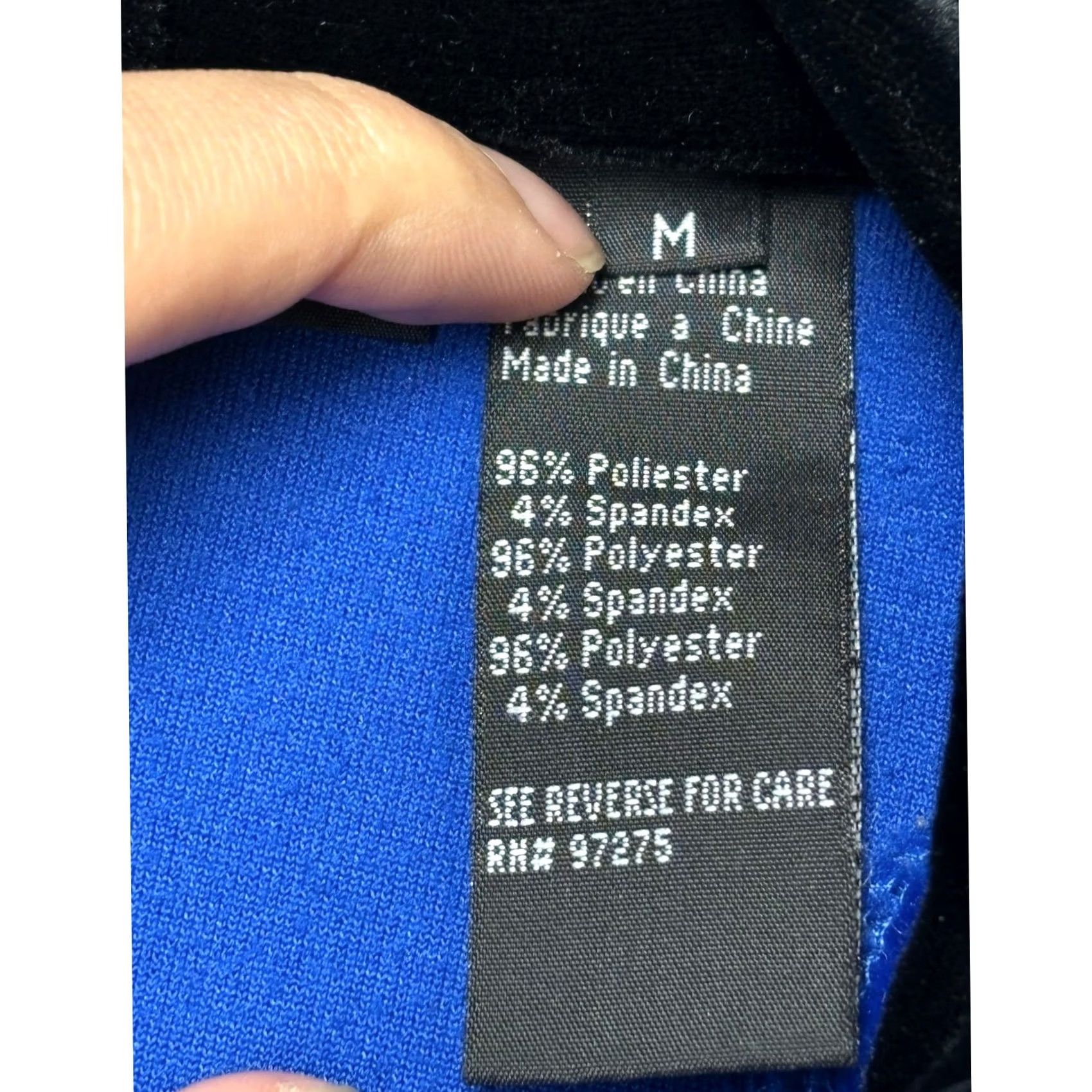 Fox Racing FOX Racing Velour Zip Up Hoodie Blue Black Stripe Y2K Track Jacket Medium Women Hoodie Full Zip Pocket Mens? Size M / US 6-8 / IT 42-44 - 4 Thumbnail