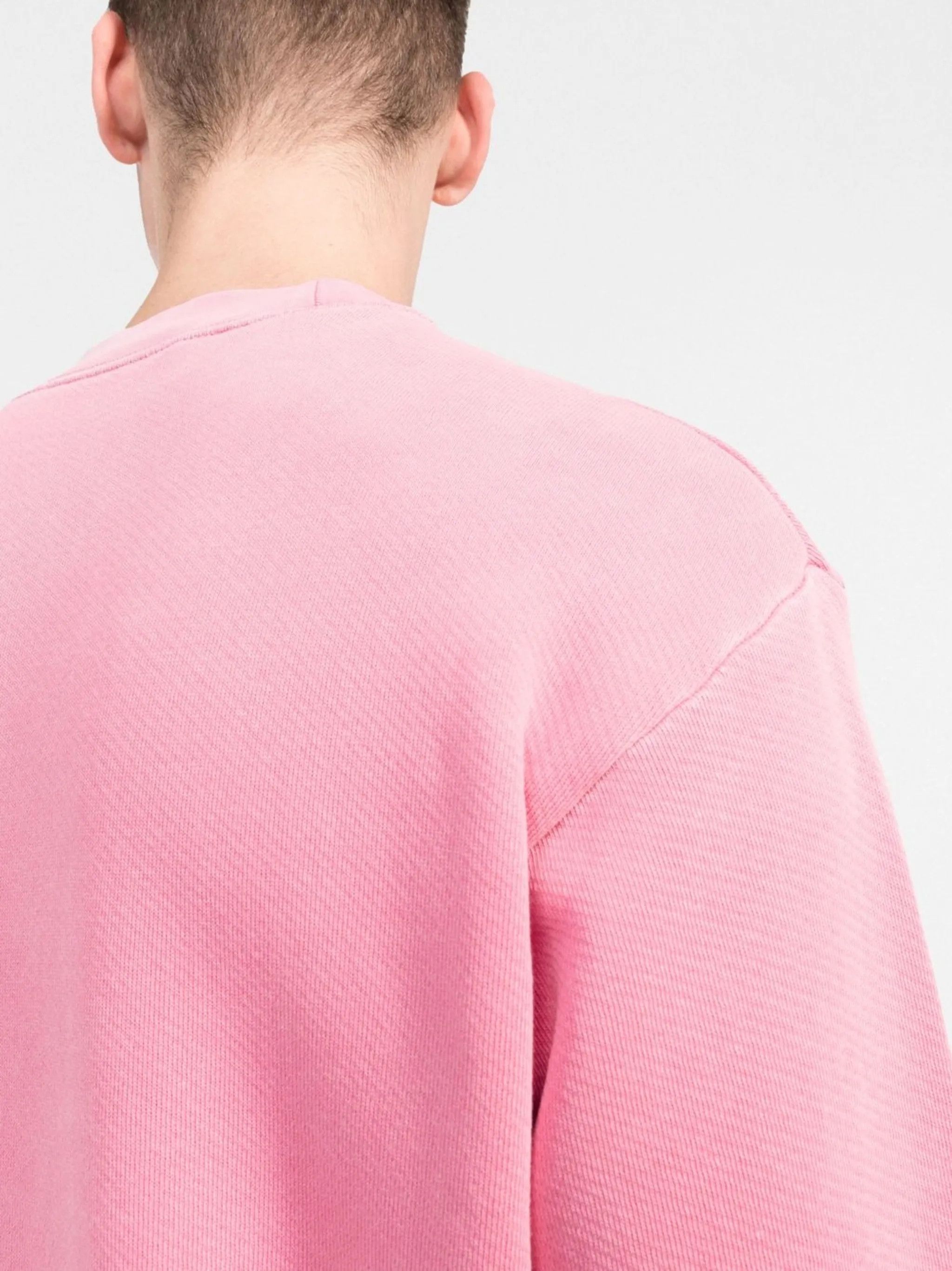 Palm Angels o1gr1nt0425 GD Box Logo Crewneck Sweatshirt in Pink Size US M / EU 48-50 / 2 - 5 Thumbnail