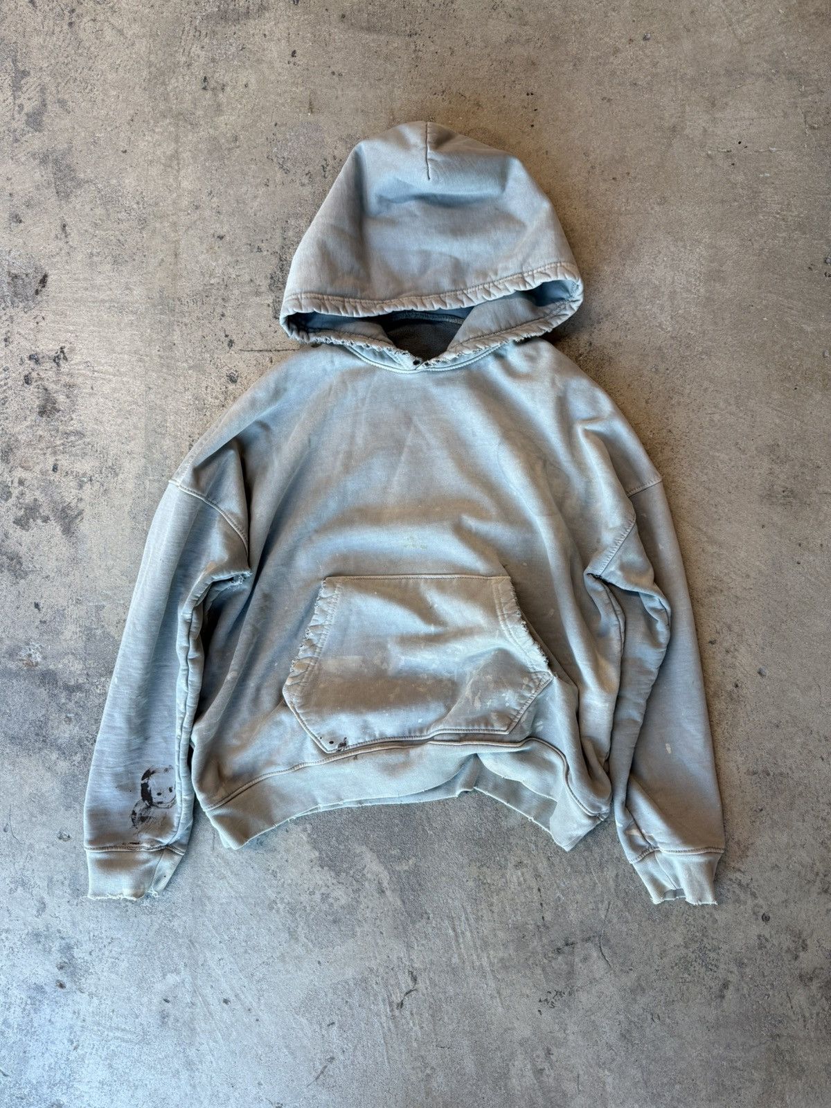 Vintage Vintage Faded Light Blue Hoodie Size US M / EU 48-50 / 2 - 1 Thumbnail