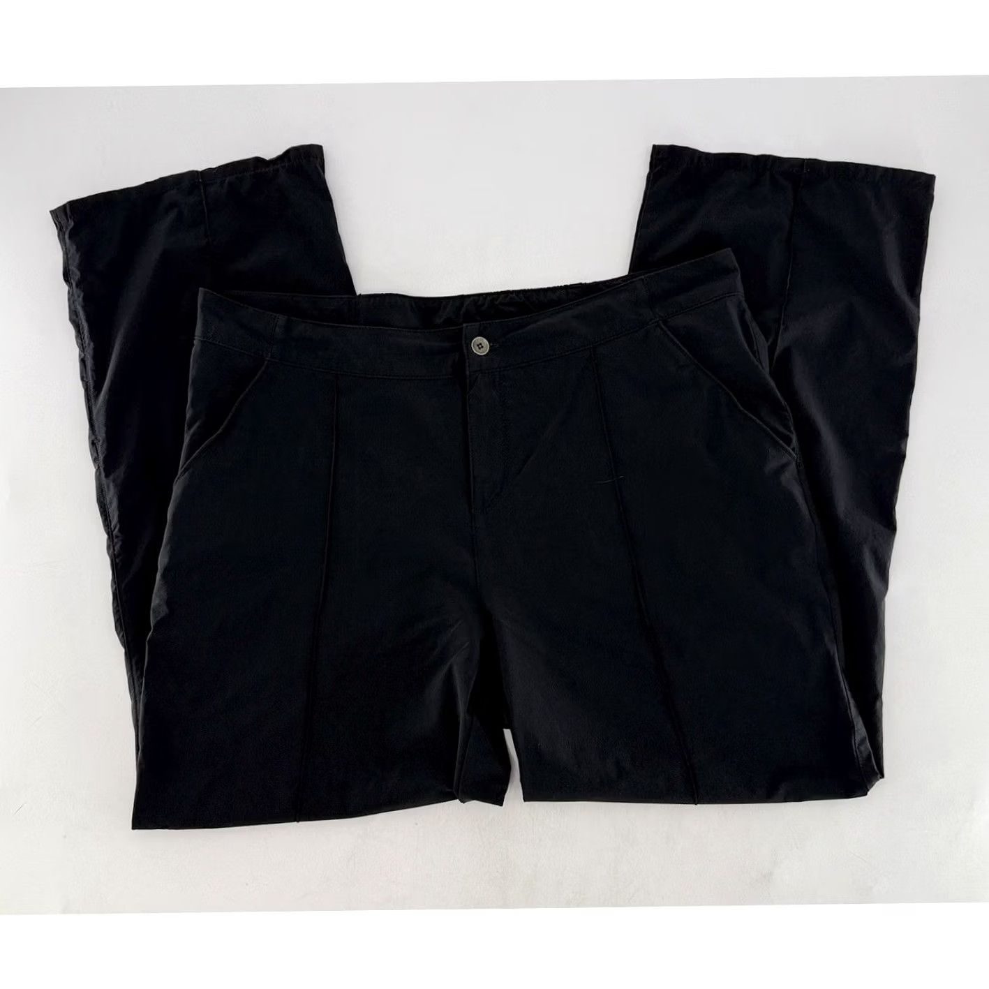 Royal Robbins Royal Robbins Black Nylon Stretch Performance Pants Sz 16 Women’s Straight Pockets High Rise Lightweight Casual Workwear Gorpcore Weather: All Seasons Size 38" / US 16 / IT 52 - 3 Thumbnail