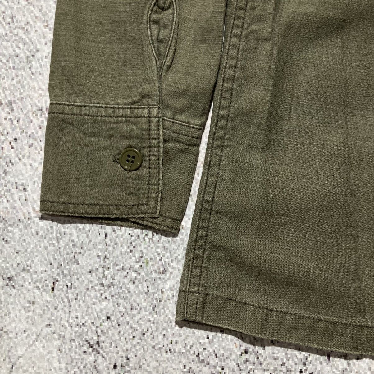 Japanese Brand 🇯🇵 Remi Relief Japan Workshirt Double Pocket Military Green Size US XS / EU 42 / 0 - 16 Thumbnail