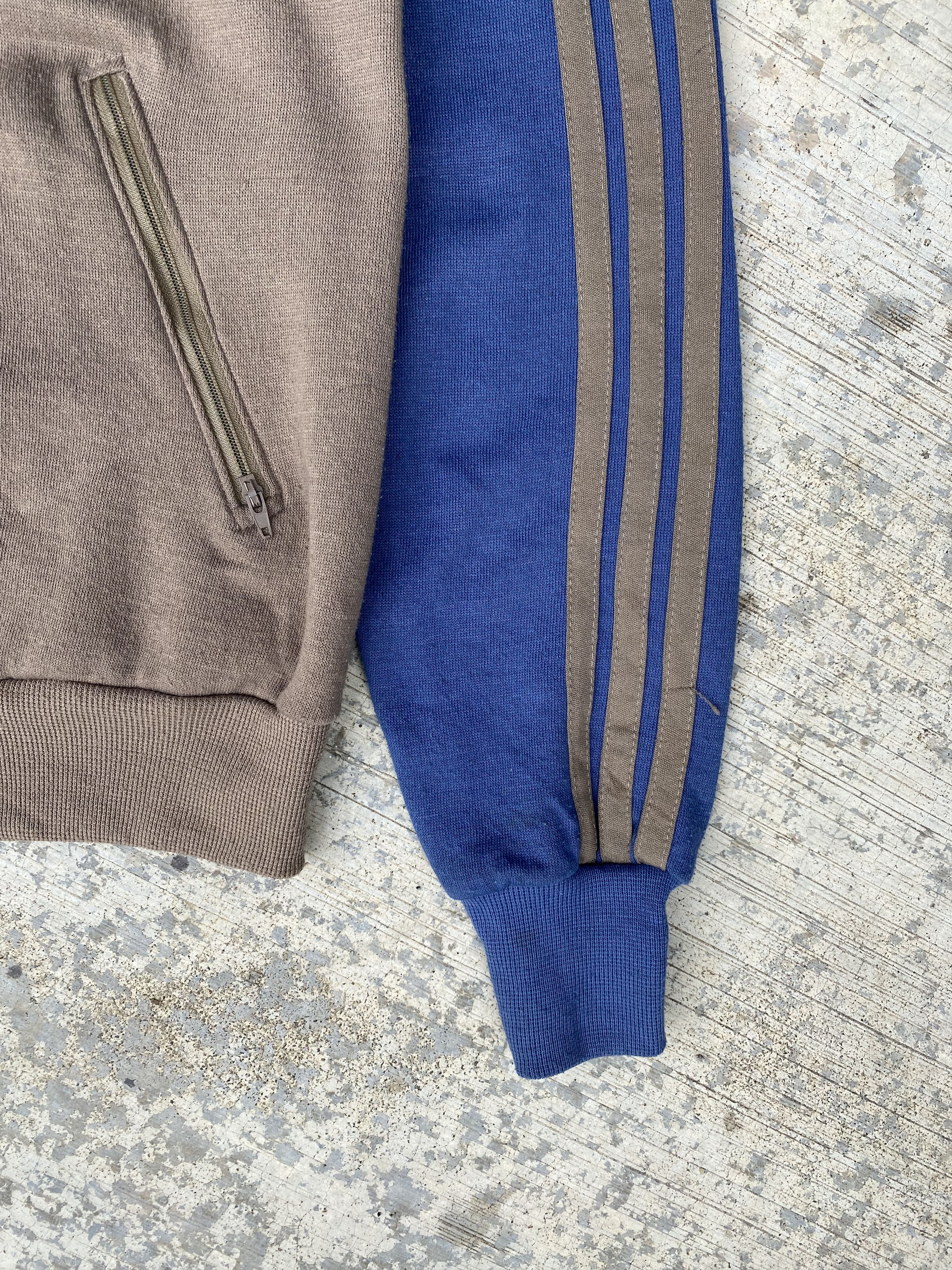Adidas Vintage 80’s Adidas trefoil tracktop Size US S / EU 44-46 / 1 - 5 Thumbnail