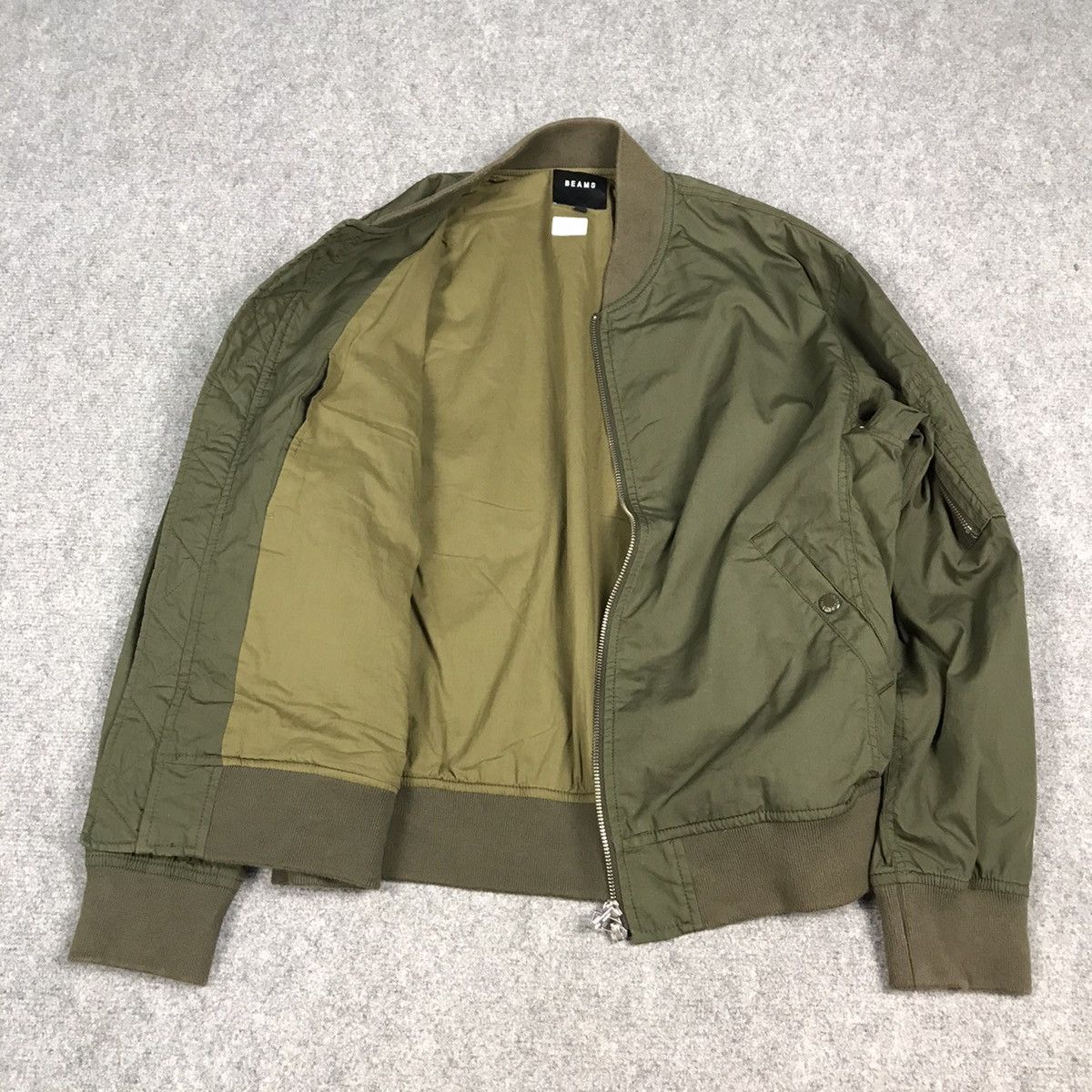 Beams Plus × Japanese Brand BEAMS BOMBER MILITARY STYLE JAPAN JACKET Size US M / EU 48-50 / 2 - 12 Thumbnail