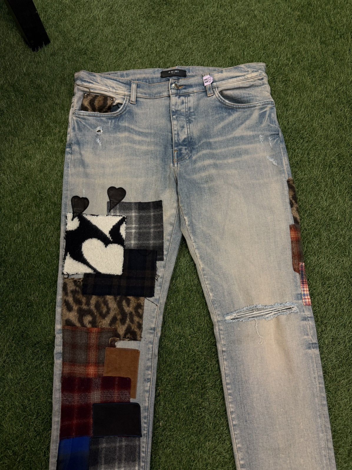Amiri Amiri Art Patch Denim Pants Size 36 CLEAN 🧼 Size US 36 / EU 52 - 4 Thumbnail
