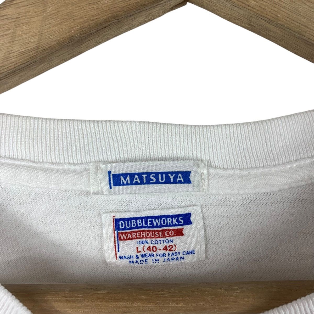 Japanese Brand × Vintage × Warehouse Vintage WAREHOUSE Dubbleworks well beach maine spellout tee Size US L / EU 52-54 / 3 - 3 Thumbnail