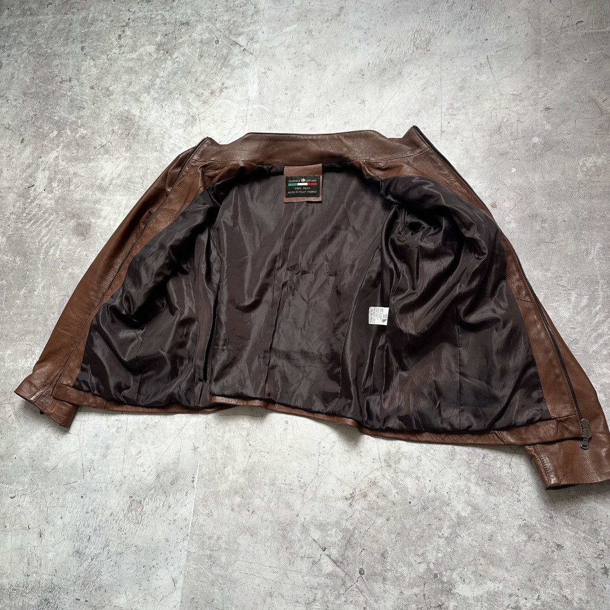 Gucci × Vera Pelle × Vintage Archive Vera Pelle leather Italy jacket Size M / US 6-8 / IT 42-44 - 6 Thumbnail