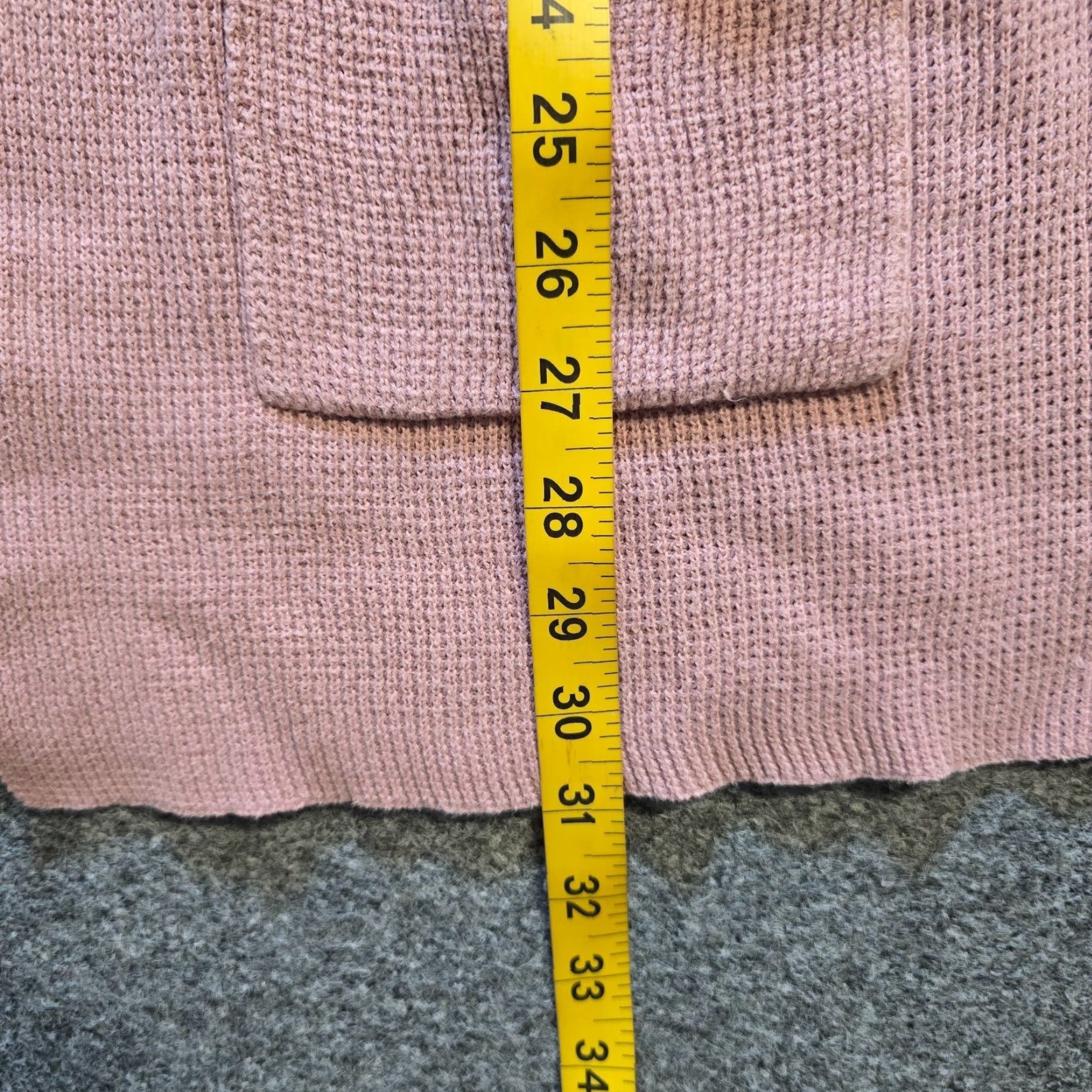 Pinko Margaret O'Leary Sweater Cardigan Womens Size S Pink Thermal Open Knit Cardigan Women Size S / US 4 / IT 40 - 6 Thumbnail