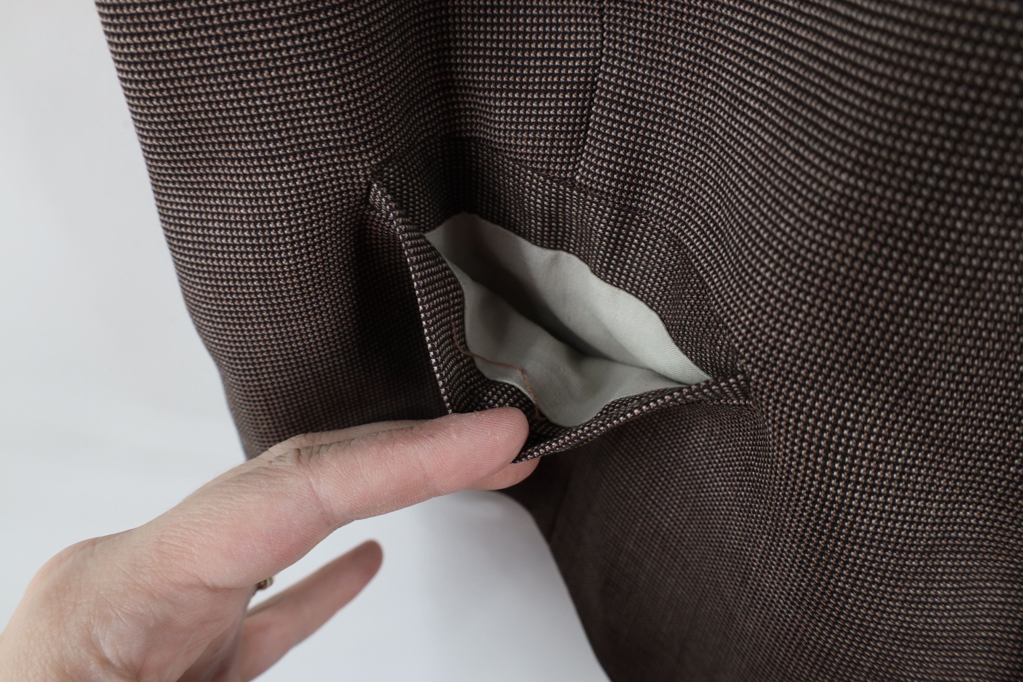 Vintage Vintage 50s 60s Rockabilly Back Button Suit Vest Brown USA Size US L / EU 52-54 / 3 - 6 Thumbnail