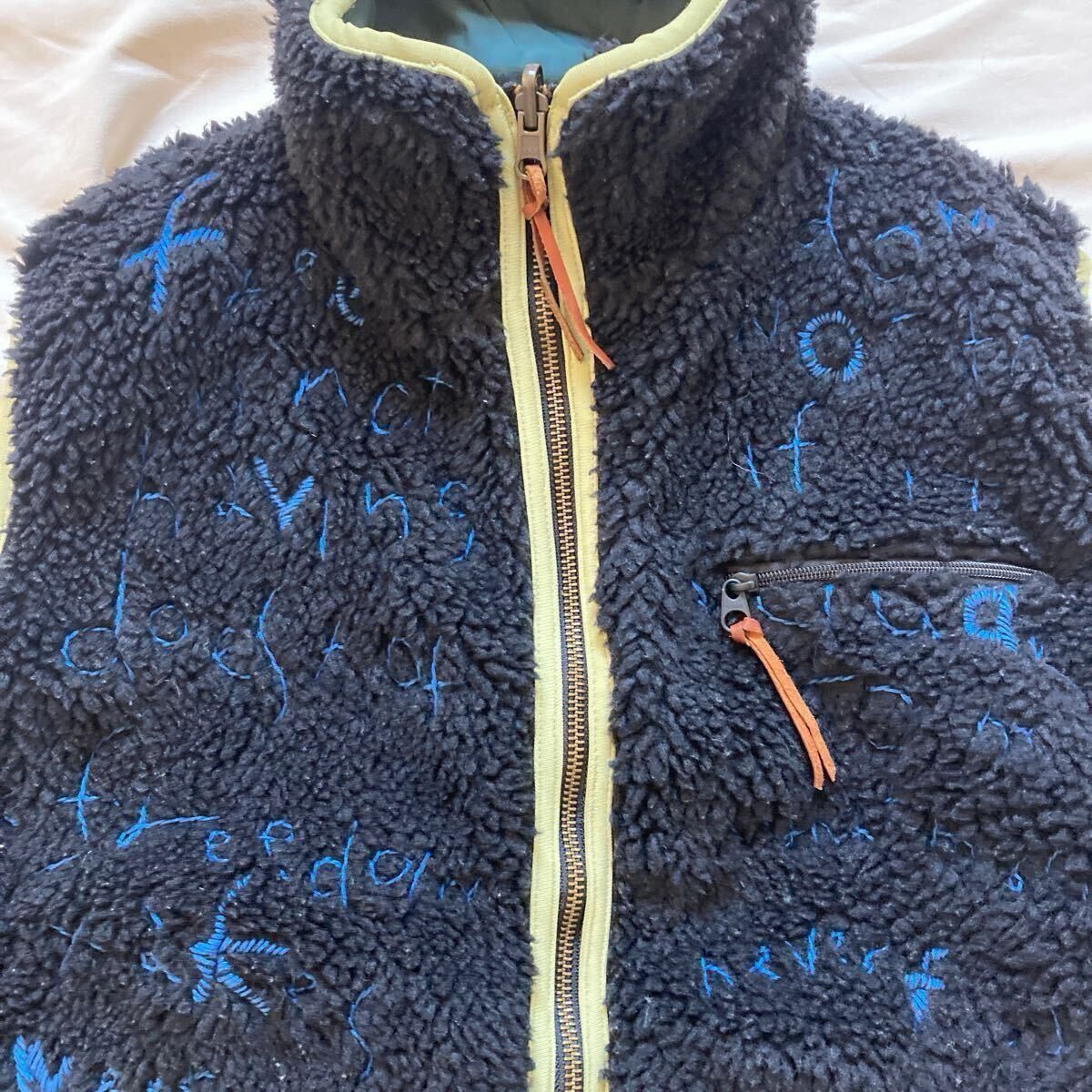 Kapital KAPITAL Embroidered Boa Reversible Vest One Size Size US L / EU 52-54 / 3 - 3 Thumbnail