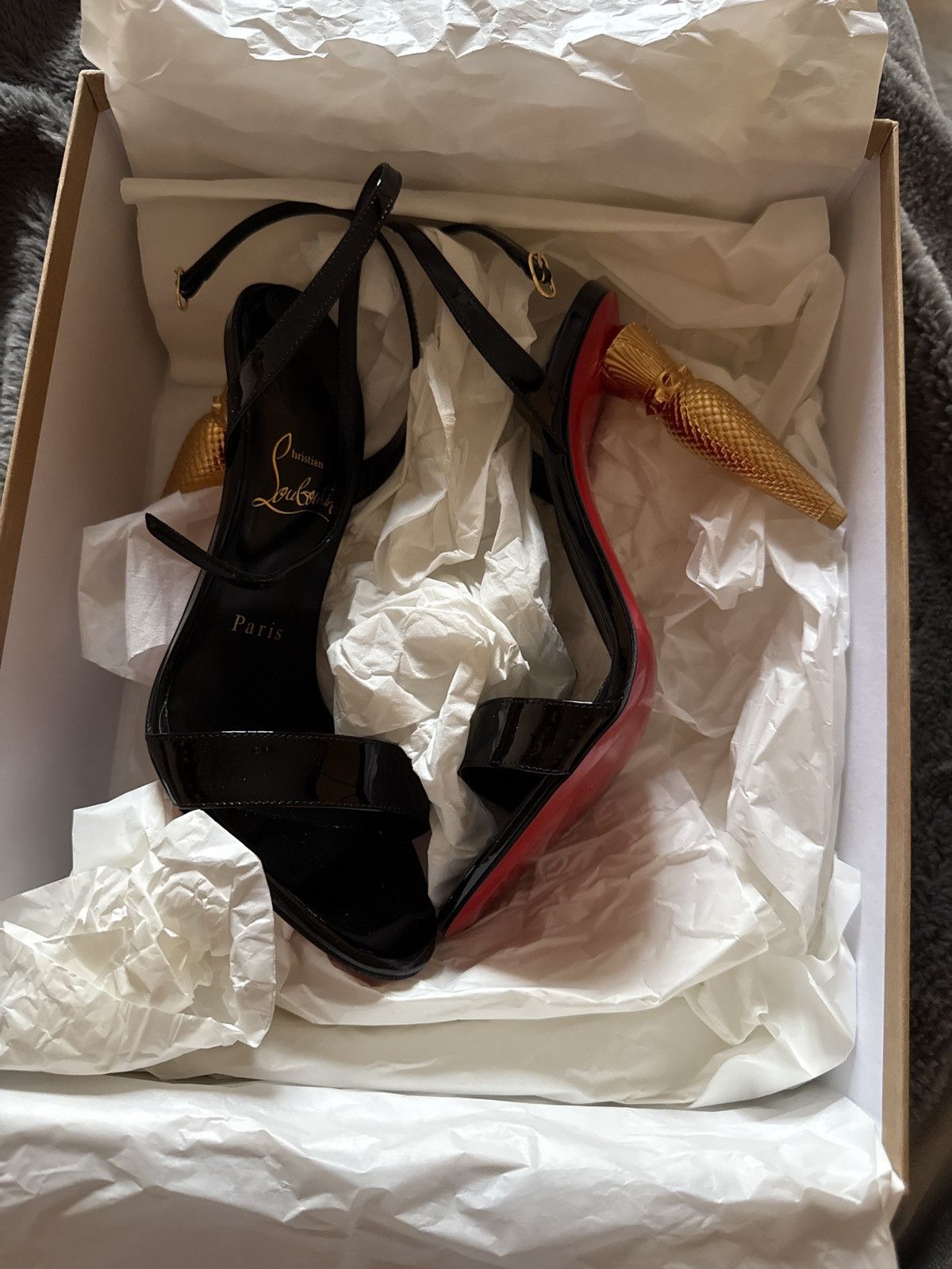 Christian Louboutin Christian Louboutin LipQueen 100 Size US 7.5 / IT 37.5 - 7 Thumbnail