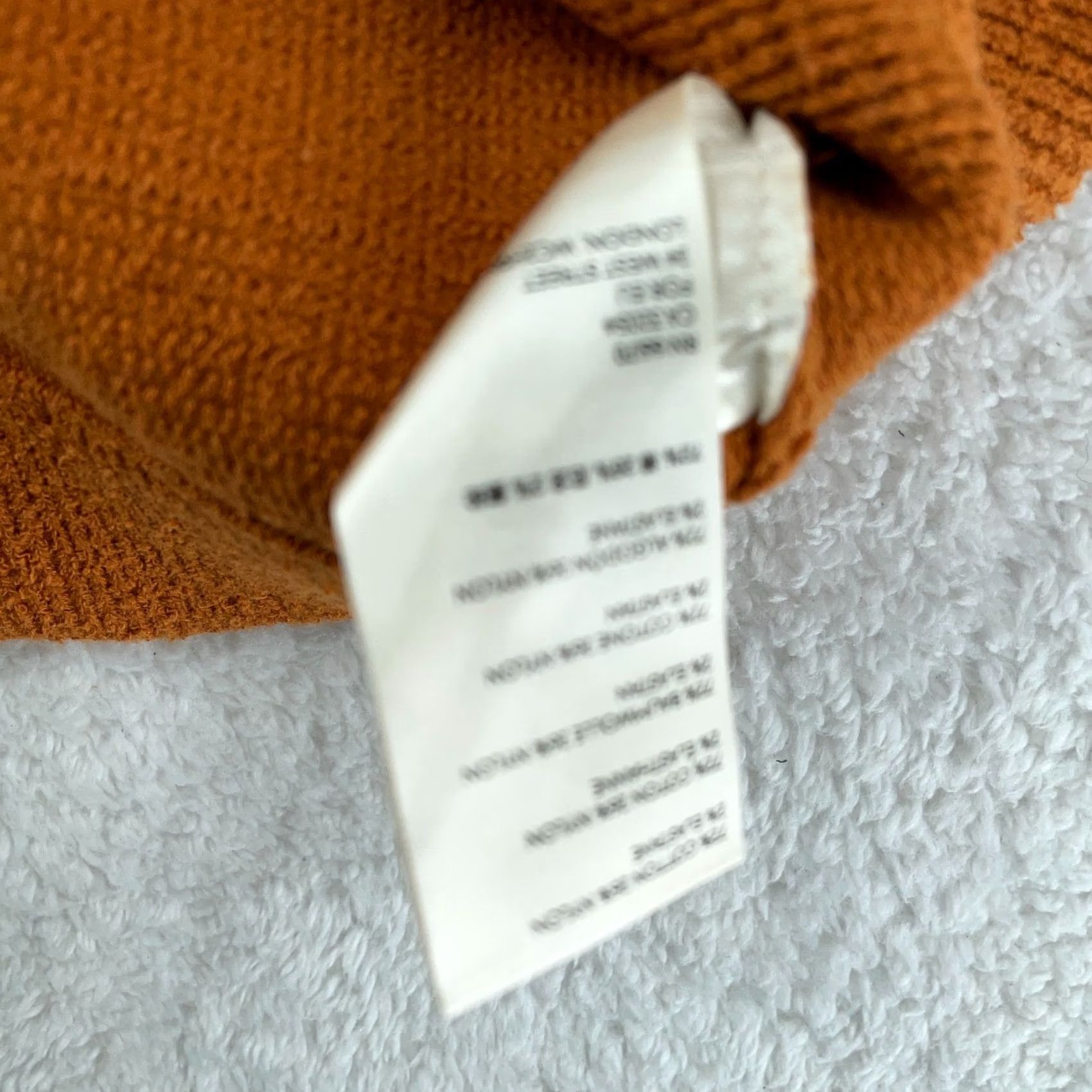 Free People VINTAGE Free People Tunic Sweater Womens Small Rust Orange Ottoman Slouchy Ribbed Knit Size S / US 4 / IT 40 - 5 Thumbnail