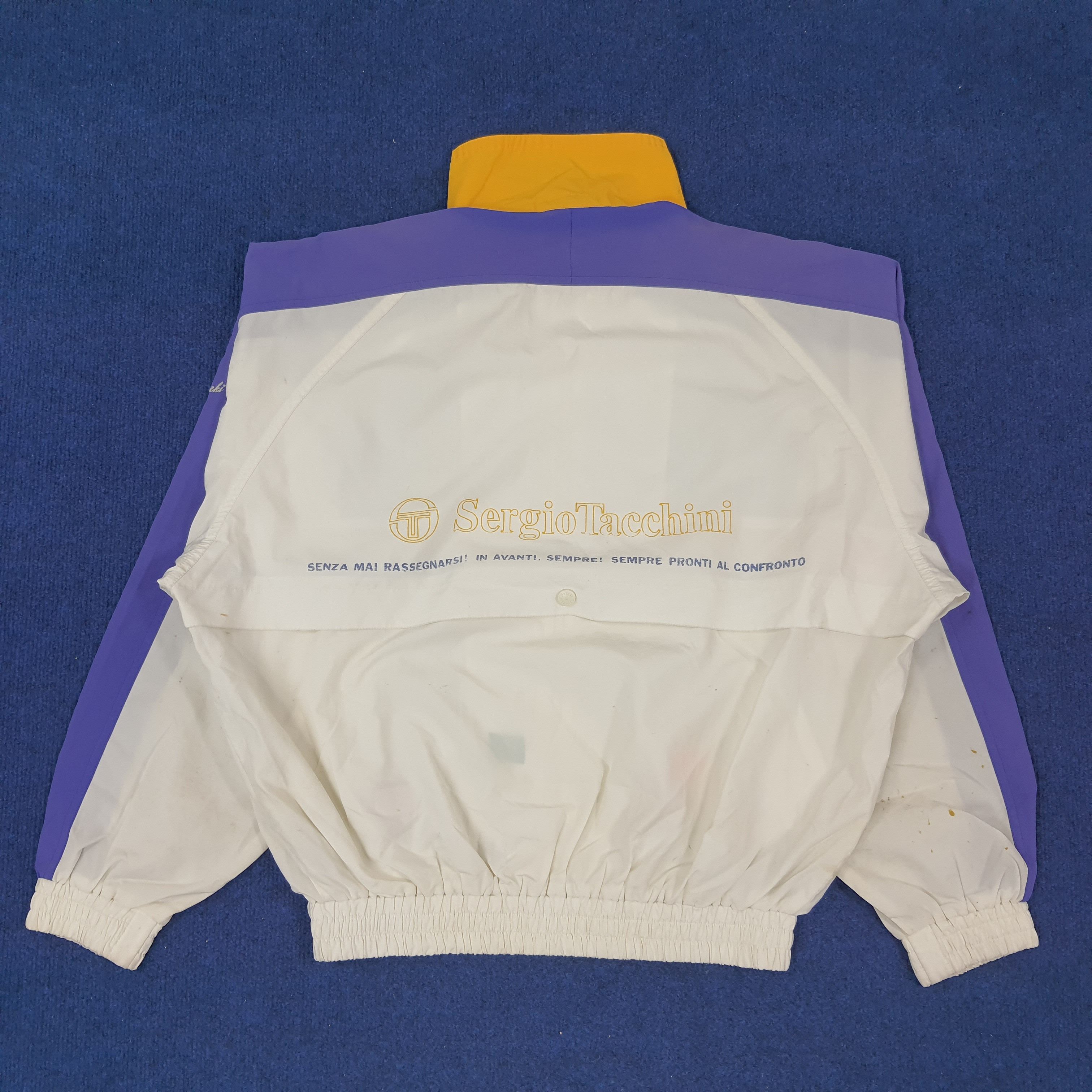 Sergio Tacchini × Vintage Vintage Sergio Tacchini Designer Jacket C221N7 Size US L / EU 52-54 / 3 - 3 Thumbnail
