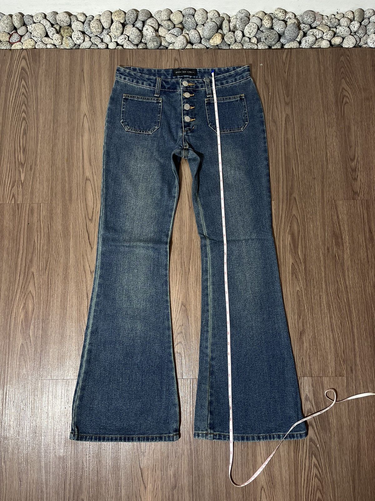 If Six Was Nine × Japanese Brand × Tornado Mart Jouer Aux Echecs japan front pocket flare jeans Size US 30 / EU 46 - 14 Thumbnail