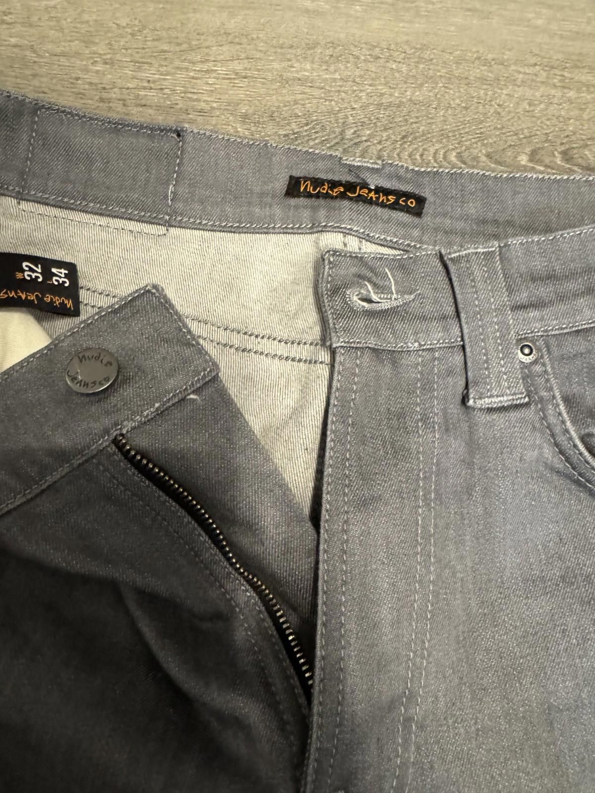 Other Nudie Jeans Co 32/34 Lean Dean Dry Granite Denim Pant Size US 32 / EU 48 - 6 Thumbnail