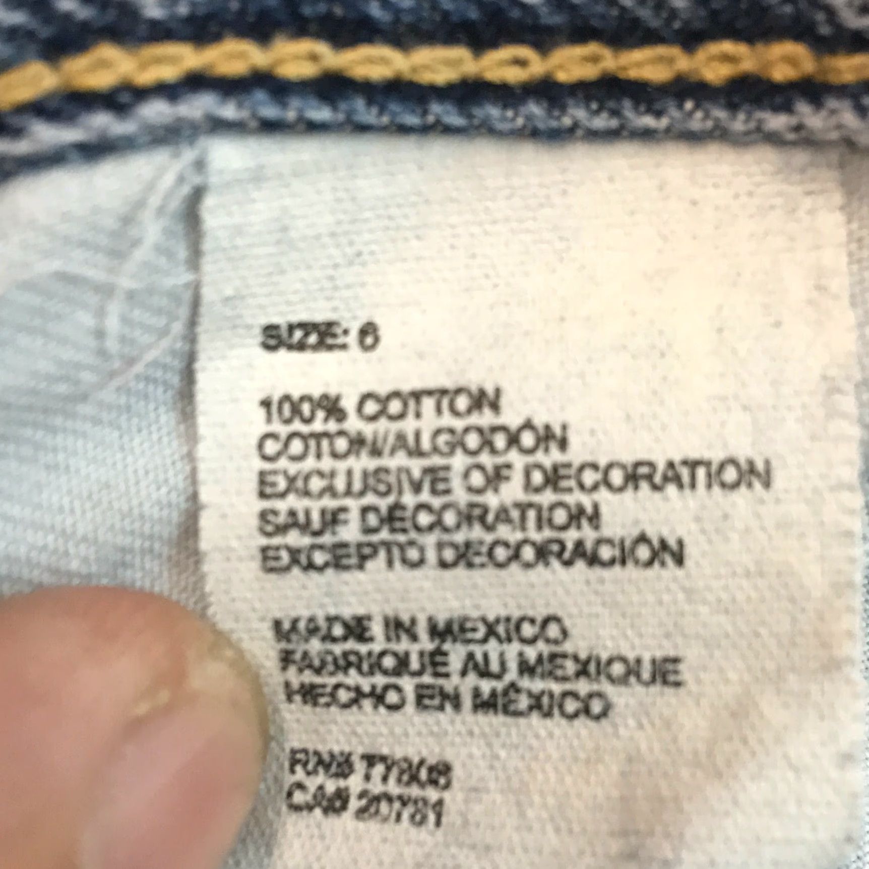 Tommy Hilfiger Tommy Hilfiger Womens Jeans Blue Denim Straight Size 6 Size 28" / US 6 / IT 42 - 7 Thumbnail