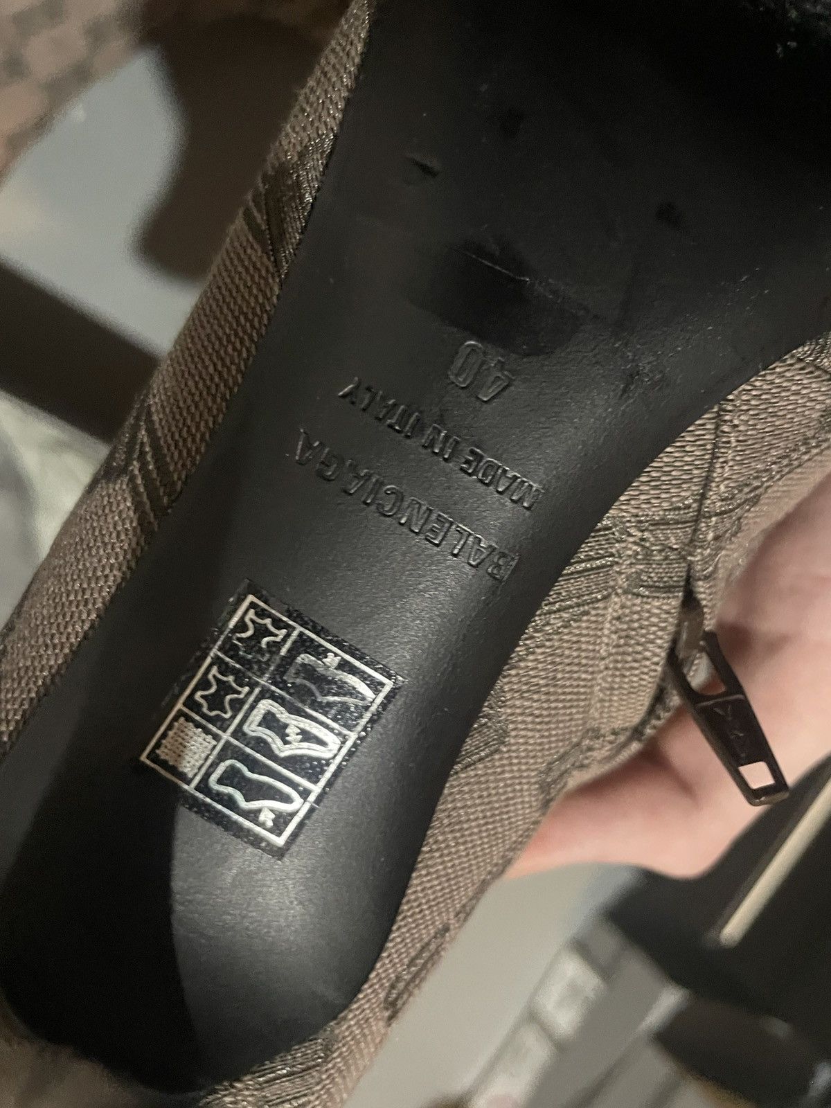 Balenciaga Balenciaga BB Monogram Canvas Knife Sock Boots 40EU Size US 10 / IT 40 - 9 Thumbnail