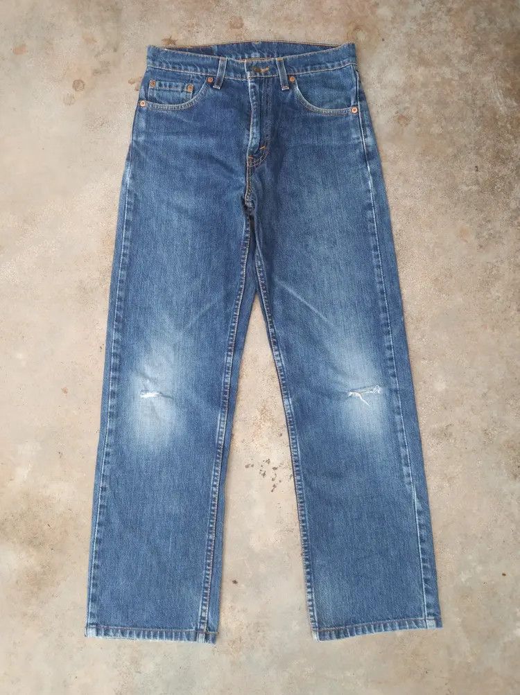 Levi's 90s Vintage Levi's Jeans 519 Made In USA Distressed Denim Size US 28 / EU 44 - 1 Thumbnail