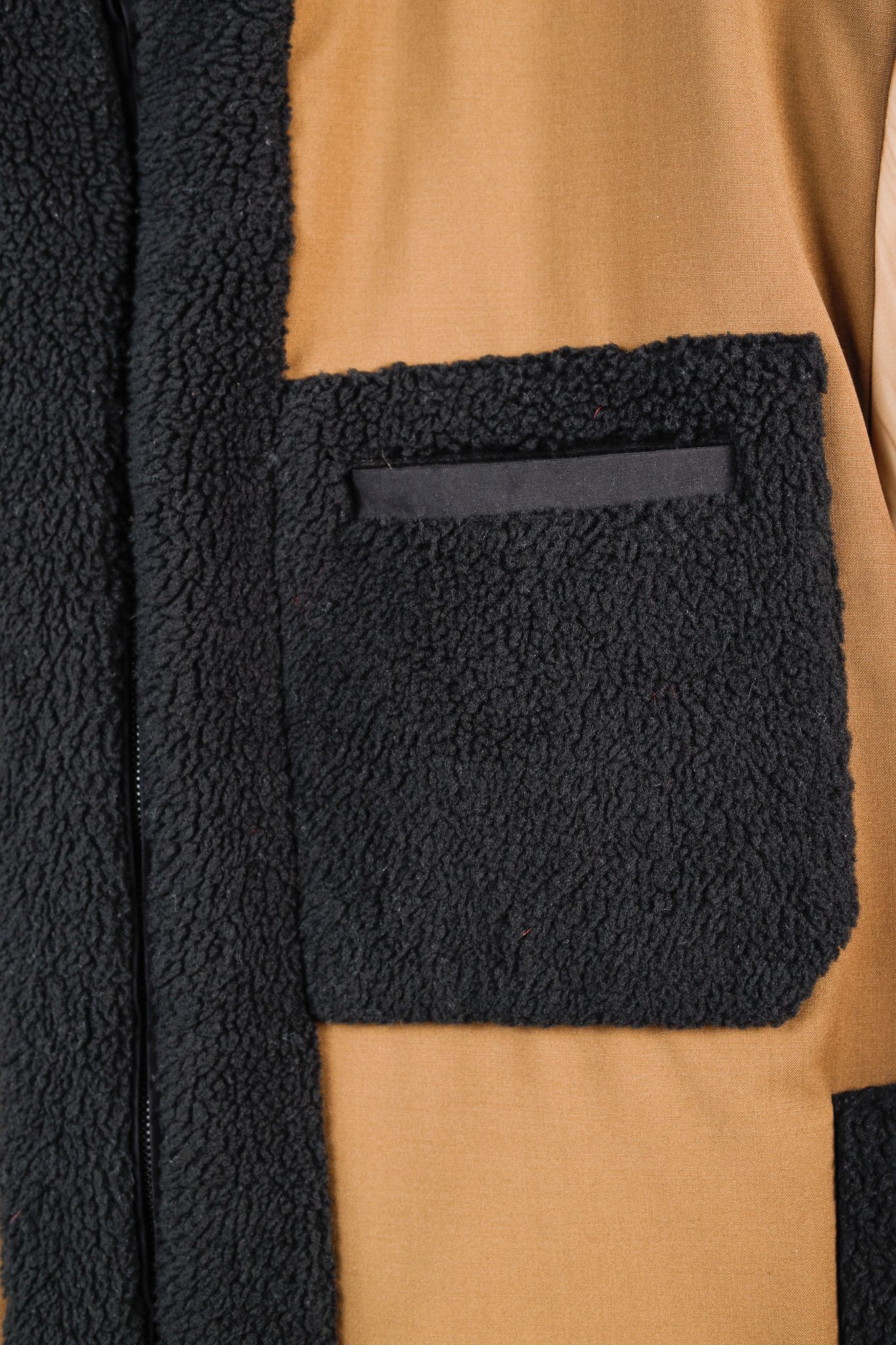 Fendi Fendi Reversible Black Wool Fleece & Brown Patchwork Jacket Size US S / EU 44-46 / 1 - 10 Thumbnail