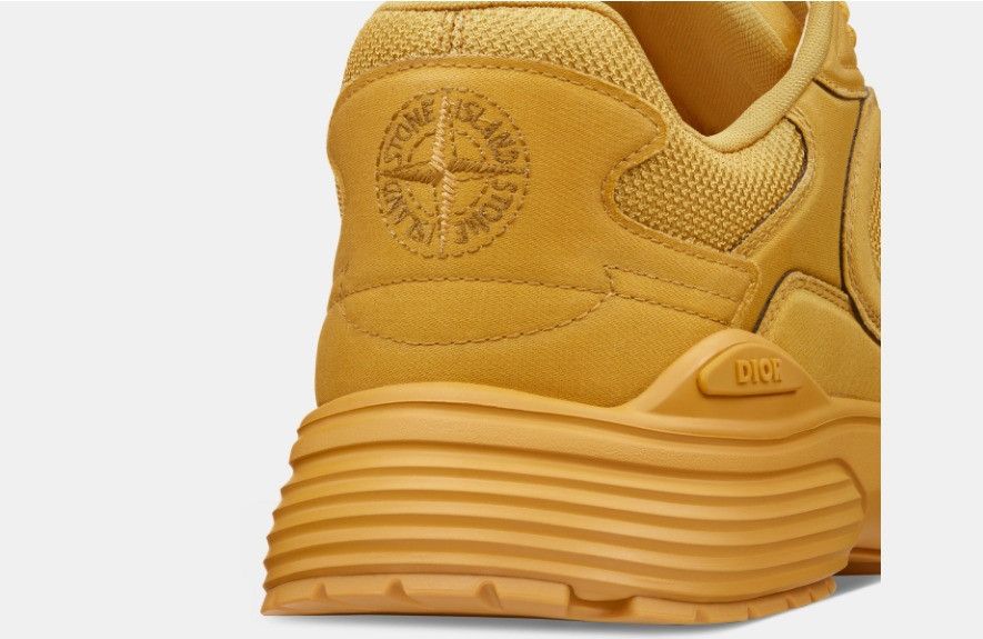 Dior × Stone Island o1w1db10325 3SN27 Low-Top Sneakers in Yellow Size US 9 / EU 42 - 5 Thumbnail