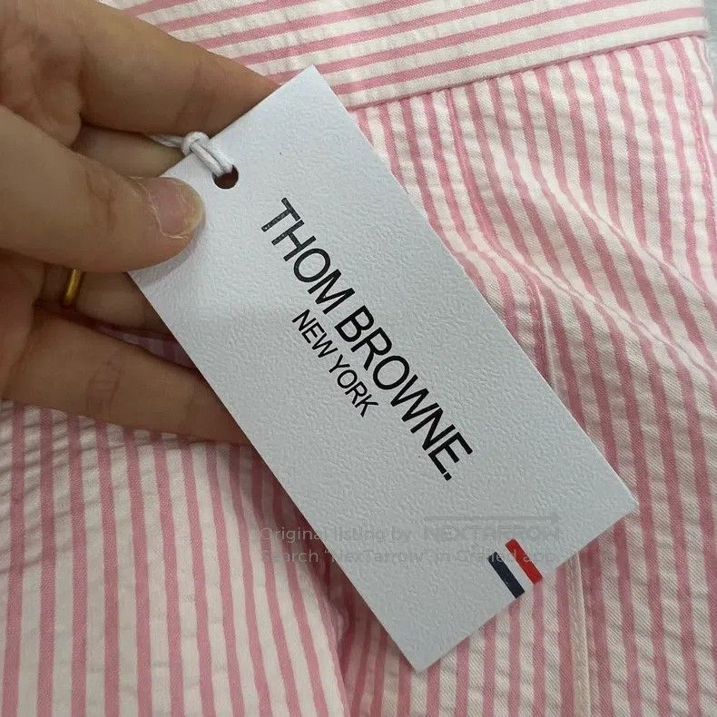 Thom Browne Thom Browne Powder white fine striped pleated skirt Size 25" / US 0 / IT 36 - 5 Thumbnail