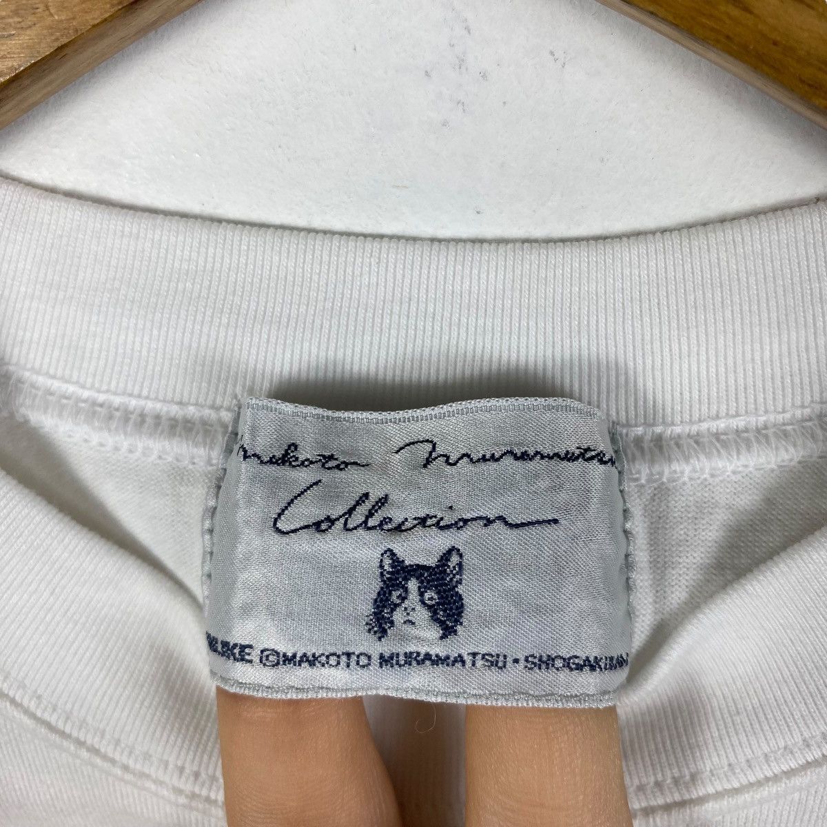 Japanese Brand Vintage 80's MAKOTO MURAMATSU COLLECTION Cat Illustration Size US M / EU 48-50 / 2 - 6 Thumbnail