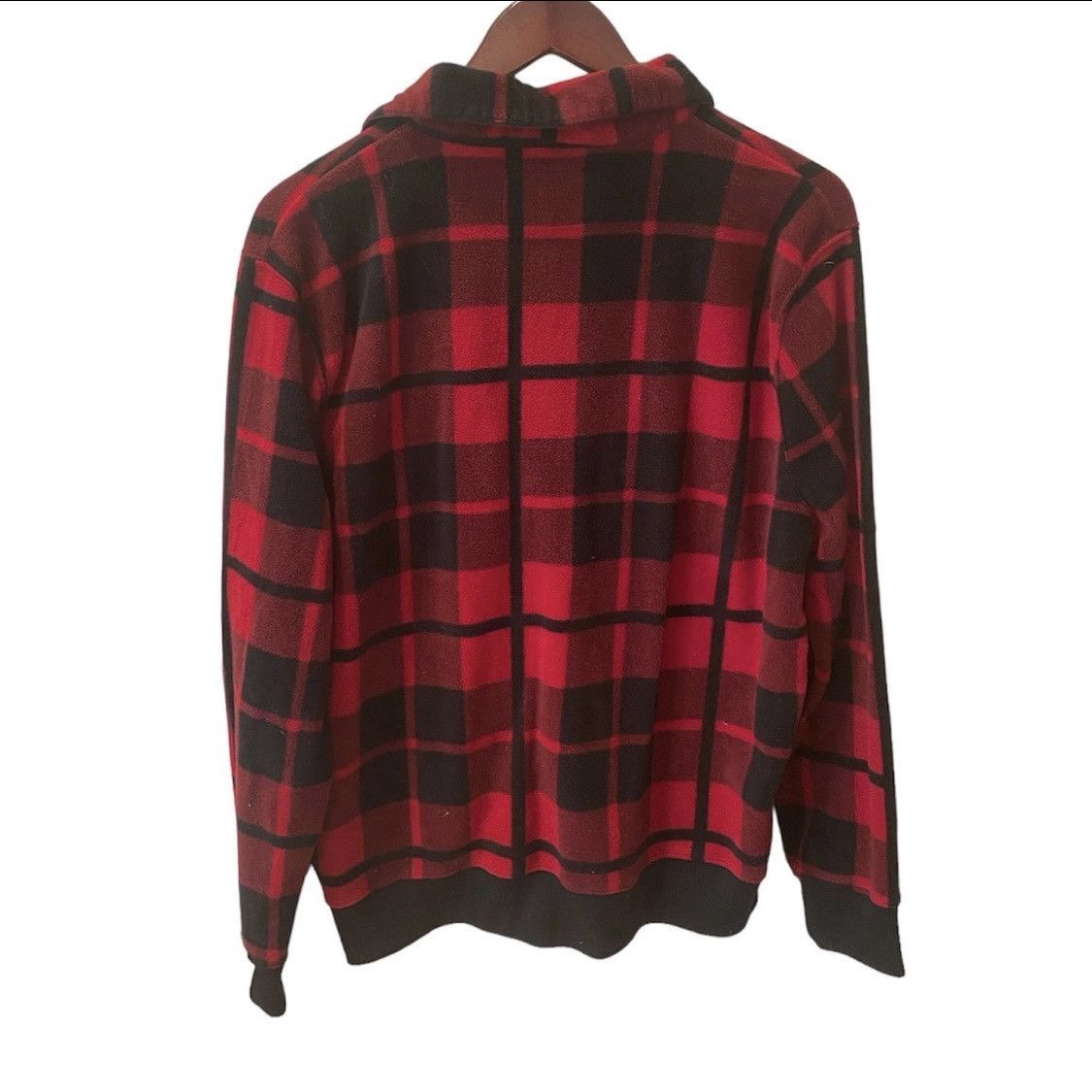 Empyre Empyre Red Black Plaid Sweater Sweatshirt Relax Fit S Size US S / EU 44-46 / 1 - 4 Thumbnail