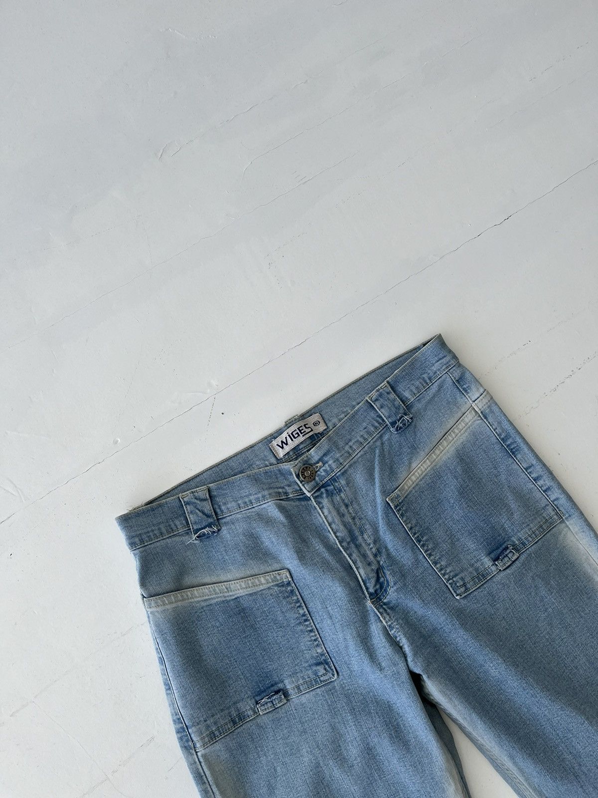 Japanese Brand Vintage 90s lightweight Japanese rock funk flare pants Size US 31 - 3 Thumbnail