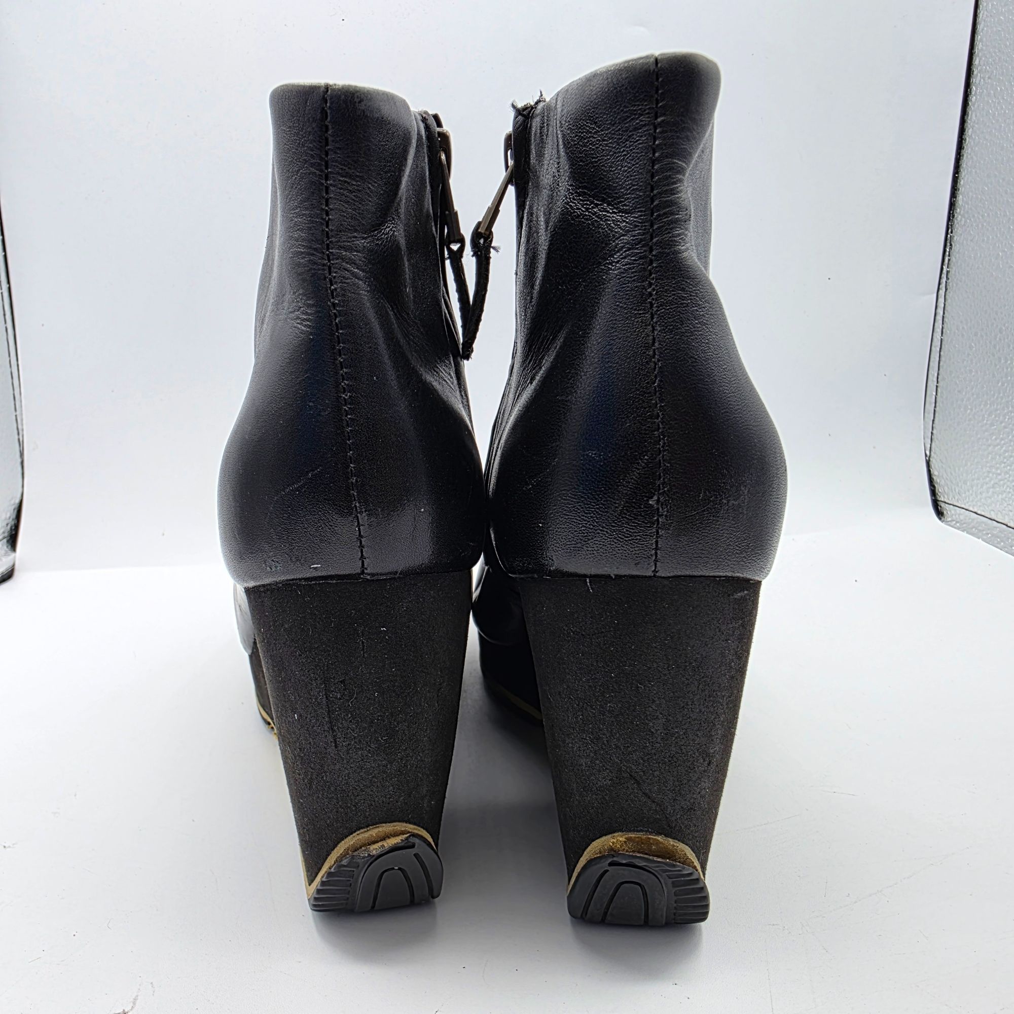 Camper Camper Together Romain Kremer Womens Size 8.5 Black Wedge Bo Size US 8.5 / IT 38.5 - 4 Thumbnail