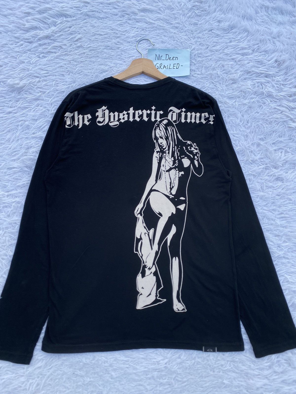 Hysteric Glamour Rare Hysteric Glamour The Hysteric Times Longsleeve Tshirt Size US M / EU 48-50 / 2 - 24 Thumbnail