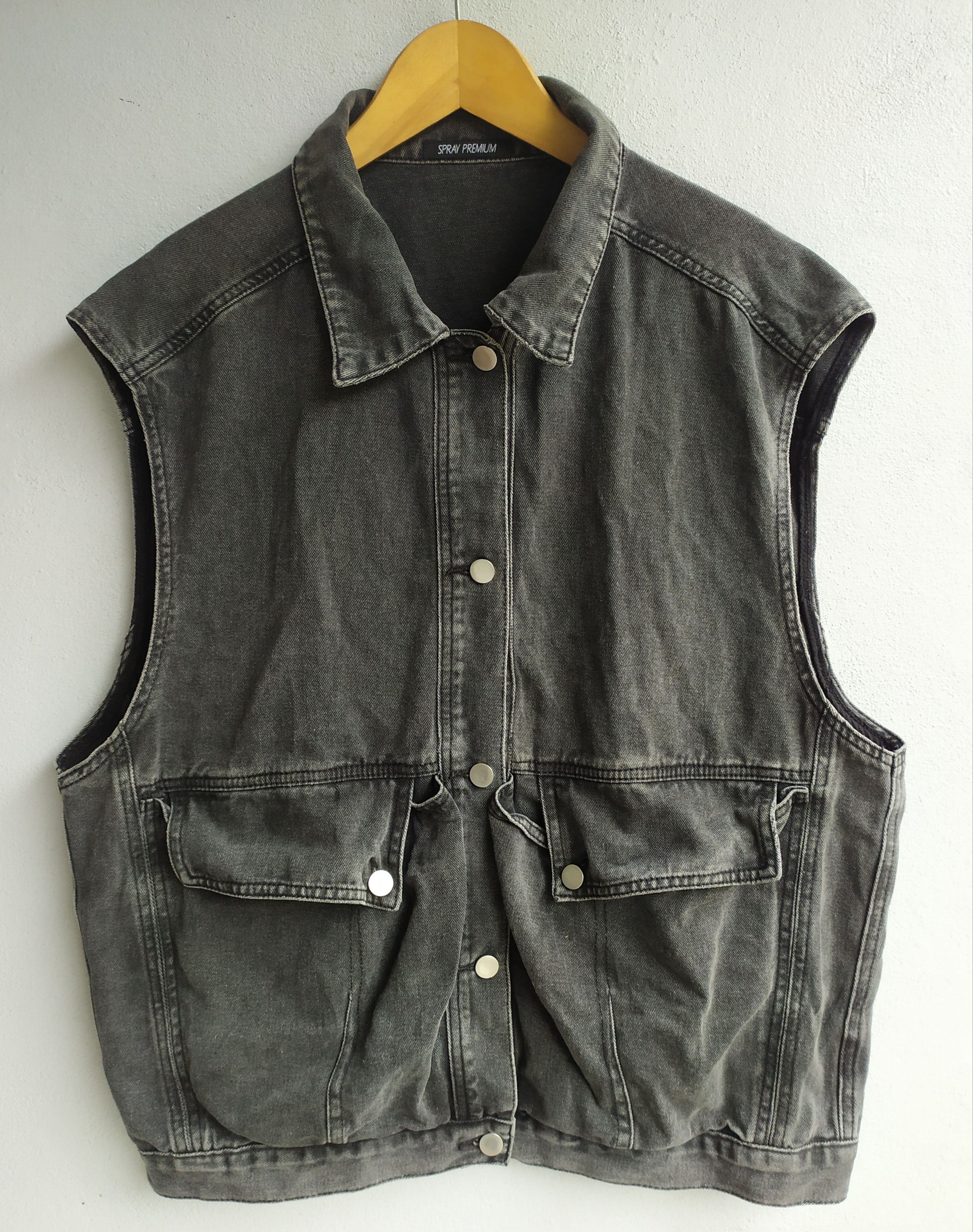 If Six Was Nine × Japanese Brand Spray Premium Black Vest Size US XL / EU 56 / 4 - 1 Thumbnail