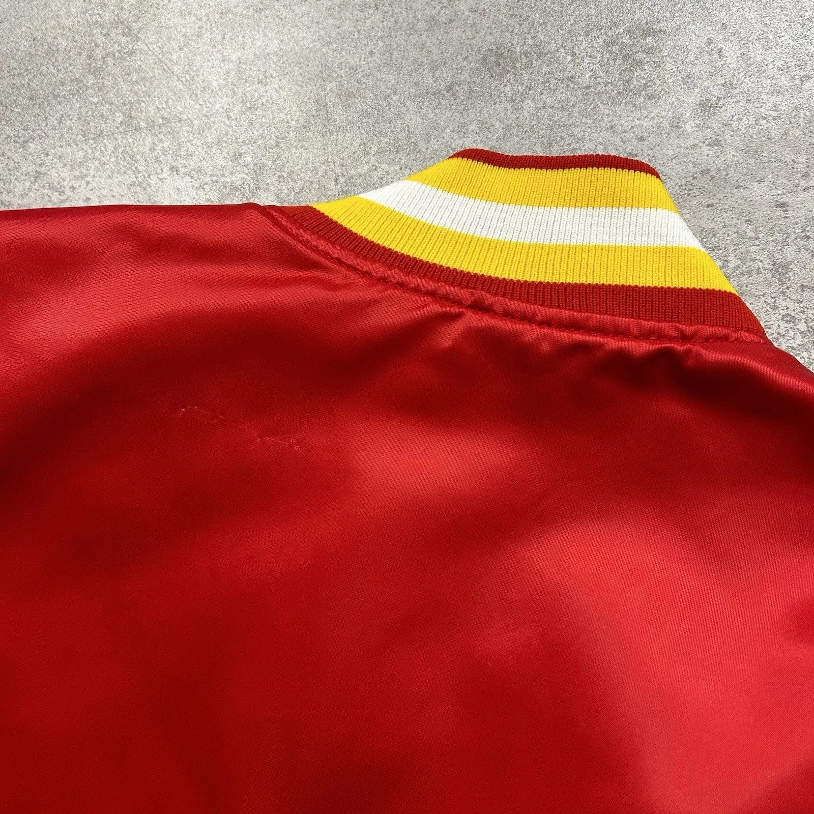 NBA × Starter × Vintage HOUSTON ROCKETS STARTER SATIN BOMBER JACKET MADE IN USA Size US XL / EU 56 / 4 - 9 Thumbnail