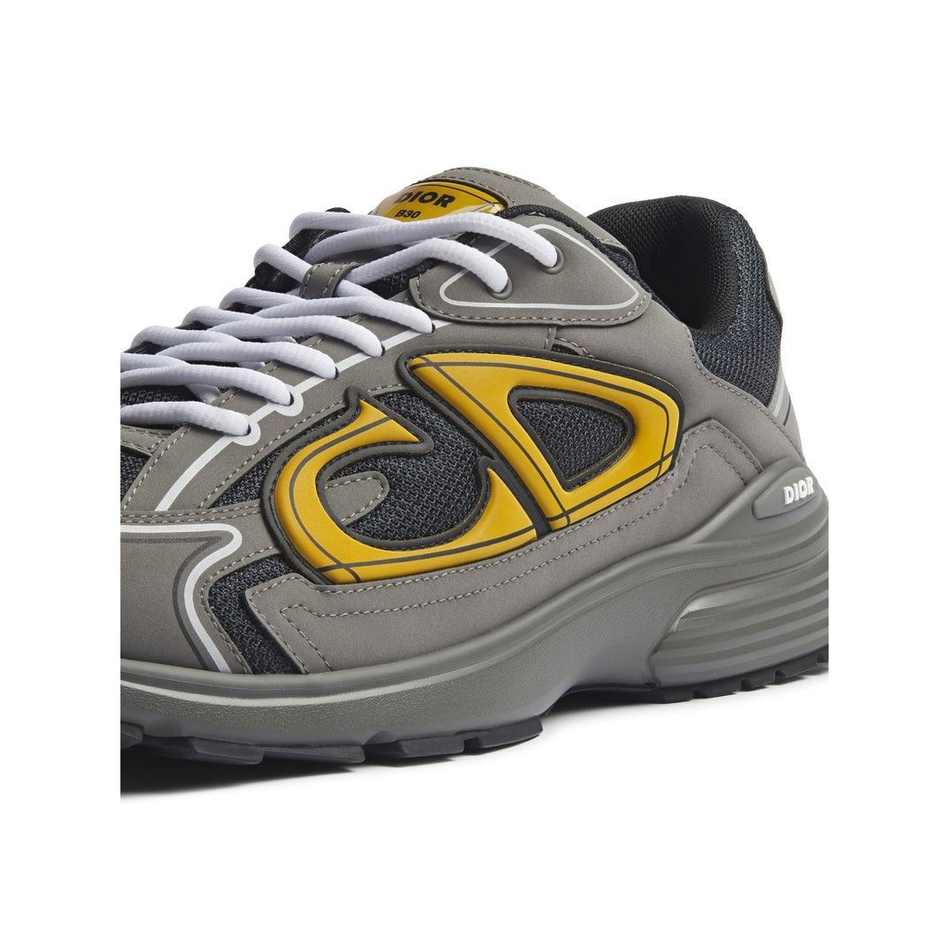 Dior DIOR B30 Countdown $1250 Gray Sneakers New & Authentic (Men' Size US 12 / EU 45 - 5 Thumbnail
