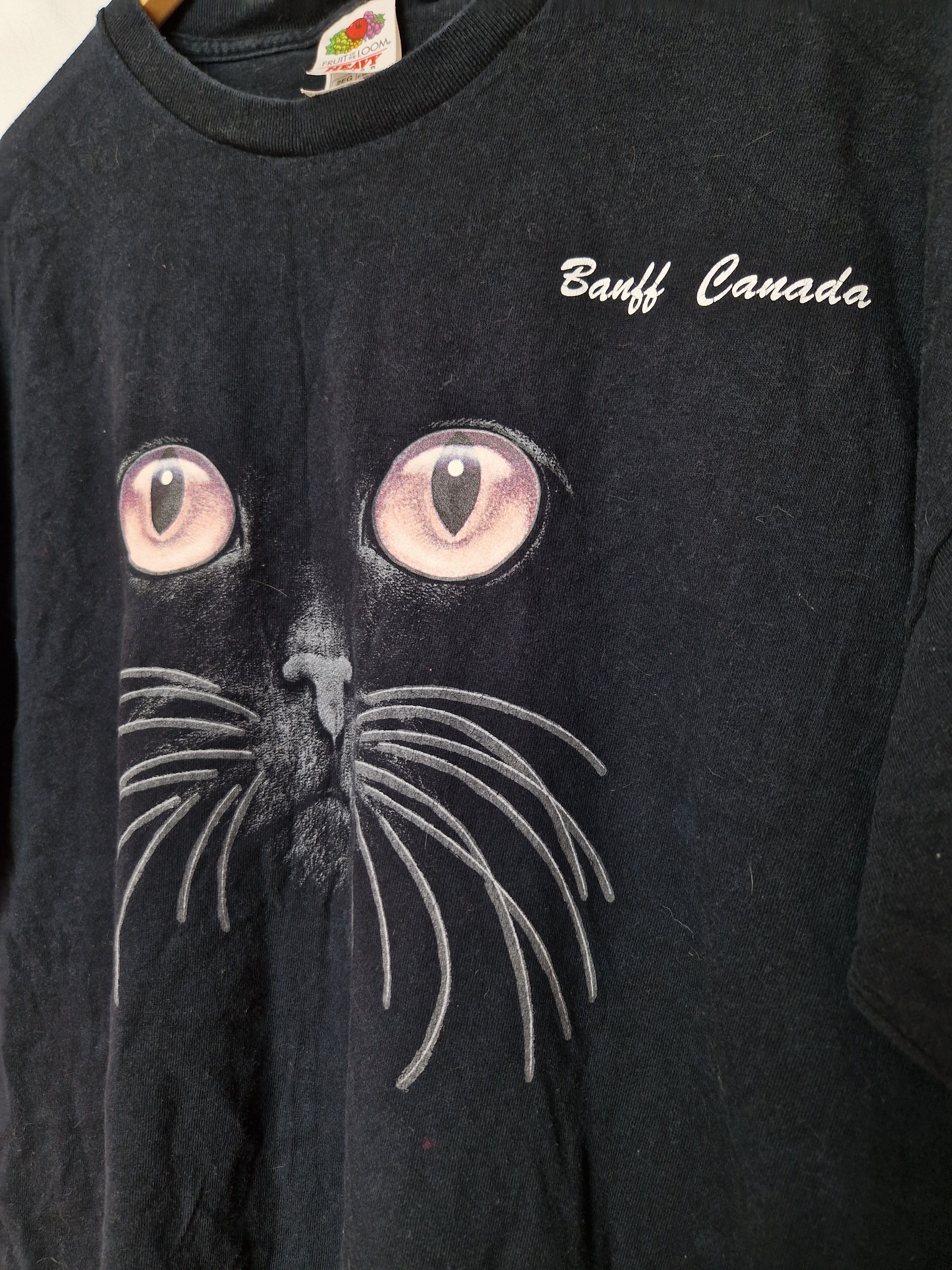 Vintage vintage cats eye cat face heavy cotton tee Size US XXL / EU 58 / 5 - 4 Thumbnail