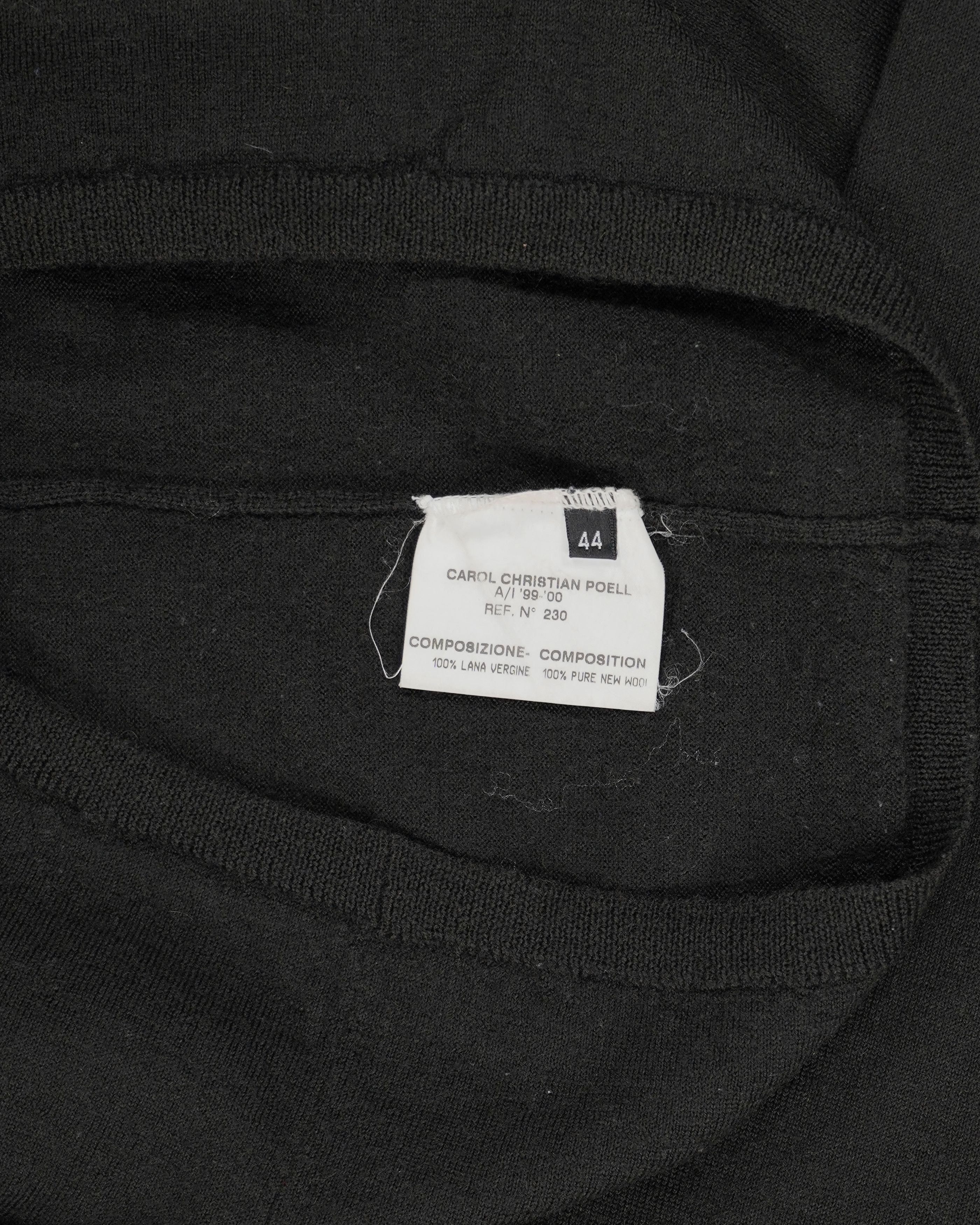 Carol Christian Poell Carol Christian Poell Distressed Sweater - AW99 "F-M-C" Size US S / EU 44-46 / 1 - 6 Thumbnail