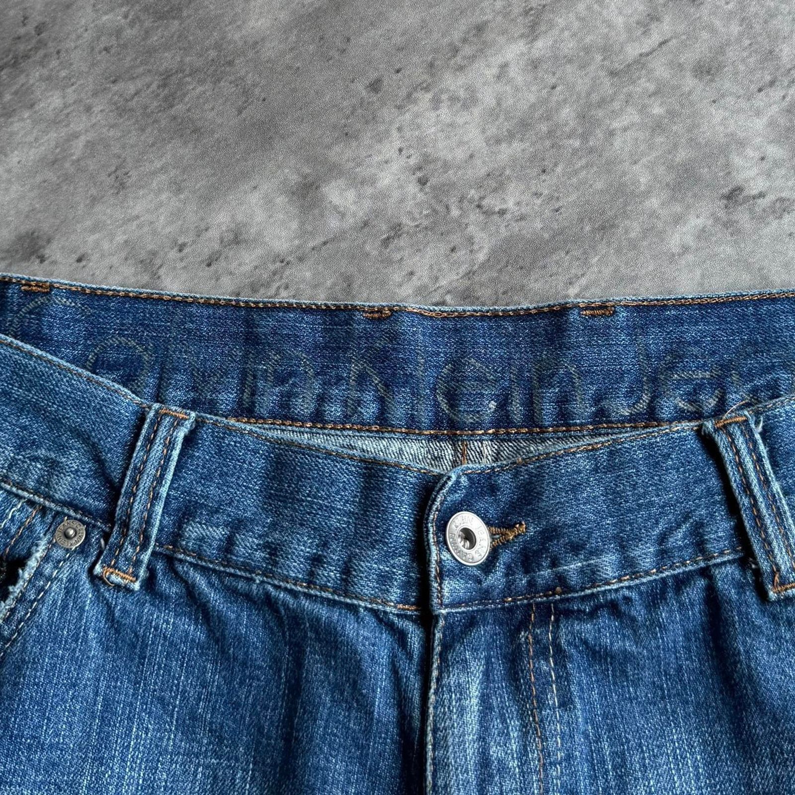 Calvin Klein × JNCO × Vintage Vintage Y2K Calvin Klein Baggy Grunge Essential Denim Jeans Size US 40 / EU 56 - 5 Thumbnail
