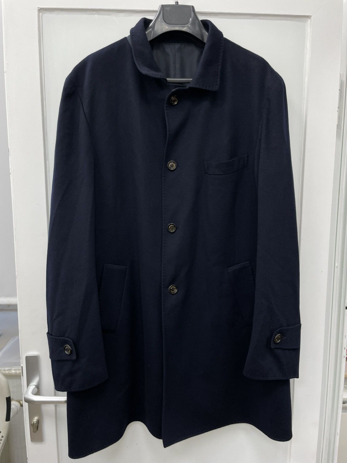 Brunello Cucinelli Brunello Cucinelli Cashmere Nylon Coat Size US XL / EU 56 / 4 - 1 Thumbnail