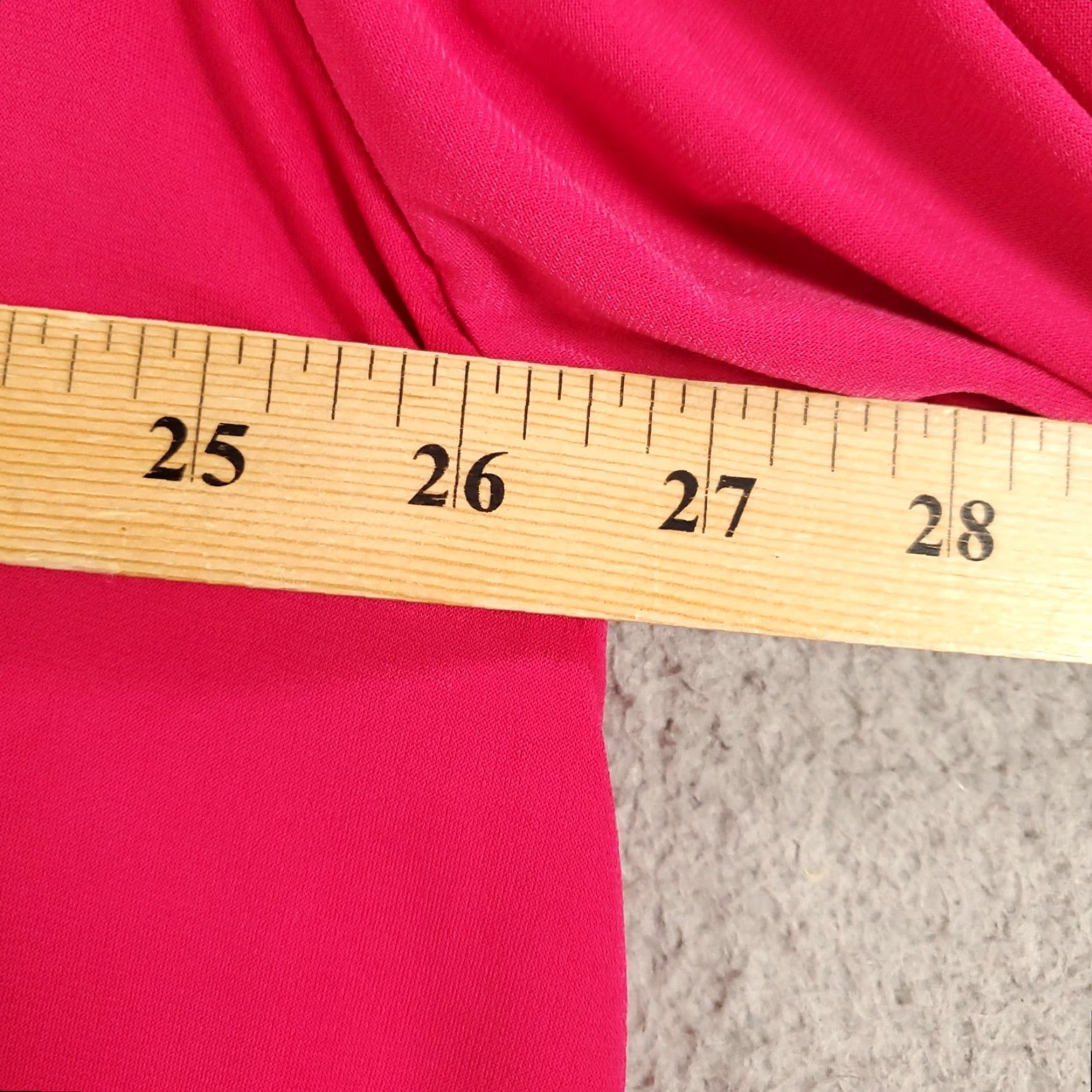 Vintage Catherines Cardigan Womens 1X Pink Stretchy Open Front Flowy 18W 20W Size XL / US 12-14 / IT 48-50 - 4 Thumbnail