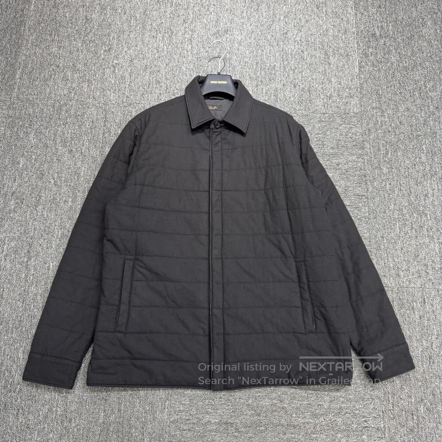 Loro Piana LORO PIANA Leather-tanned wool-cotton coat with (seam-stit Size US XXL / EU 58 / 5 - 1 Thumbnail