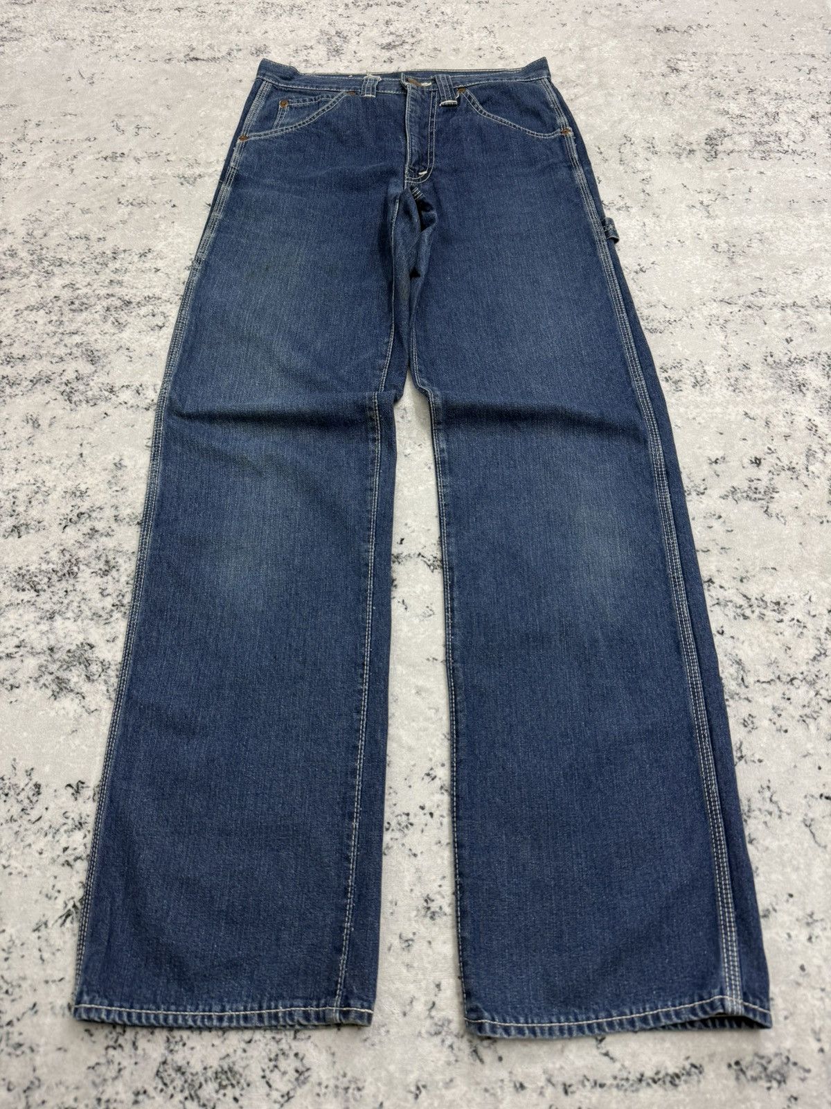 Vintage Vintage Japan BIG JOHN Carpenter World Workers Denim Size US 26 / EU 42 - 1 Thumbnail