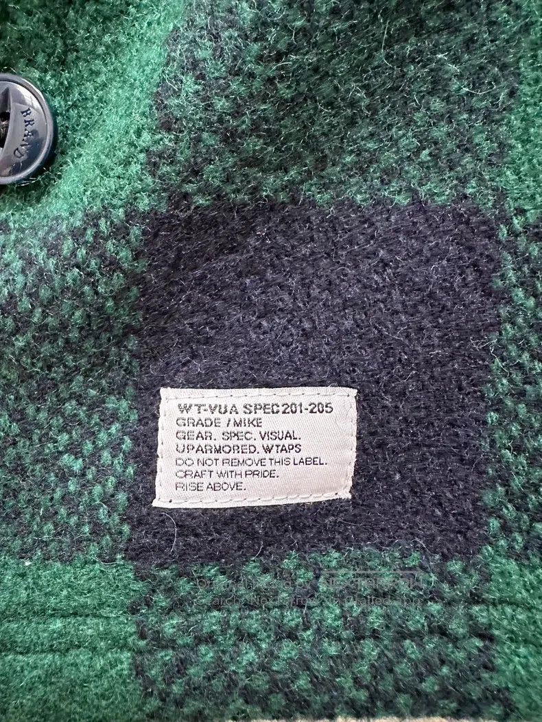 Wtaps Wtaps Black and green plaid shirt Size US S / EU 44-46 / 1 - 8 Thumbnail