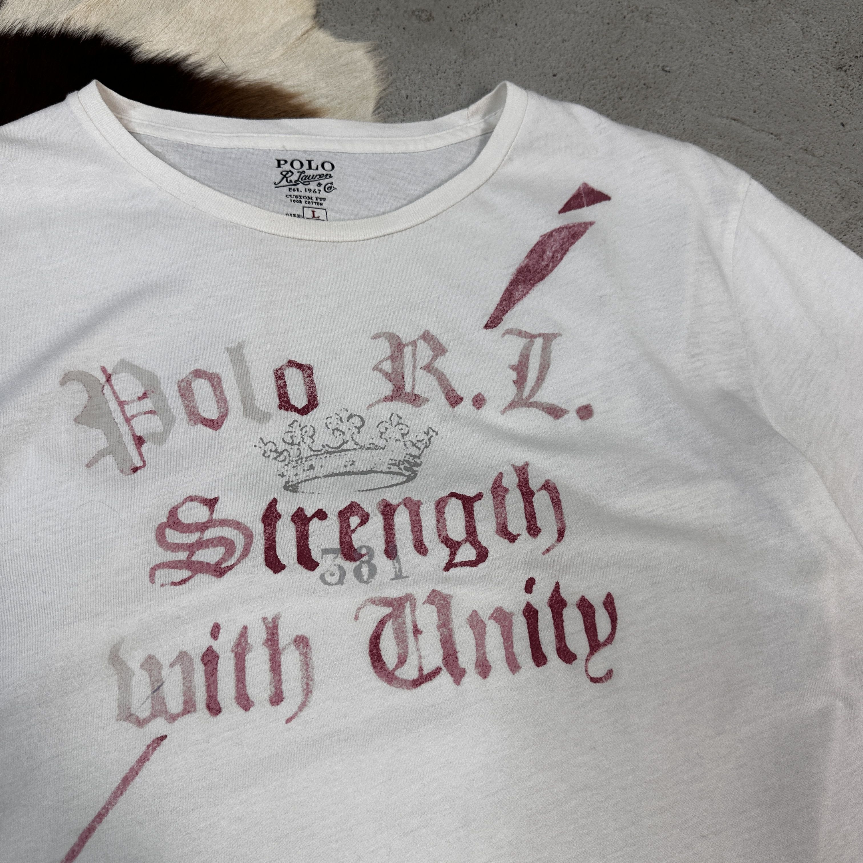 Polo Ralph Lauren × Vintage Polo Ralph Lauren T-shirt Size US L / EU 52-54 / 3 - 3 Thumbnail