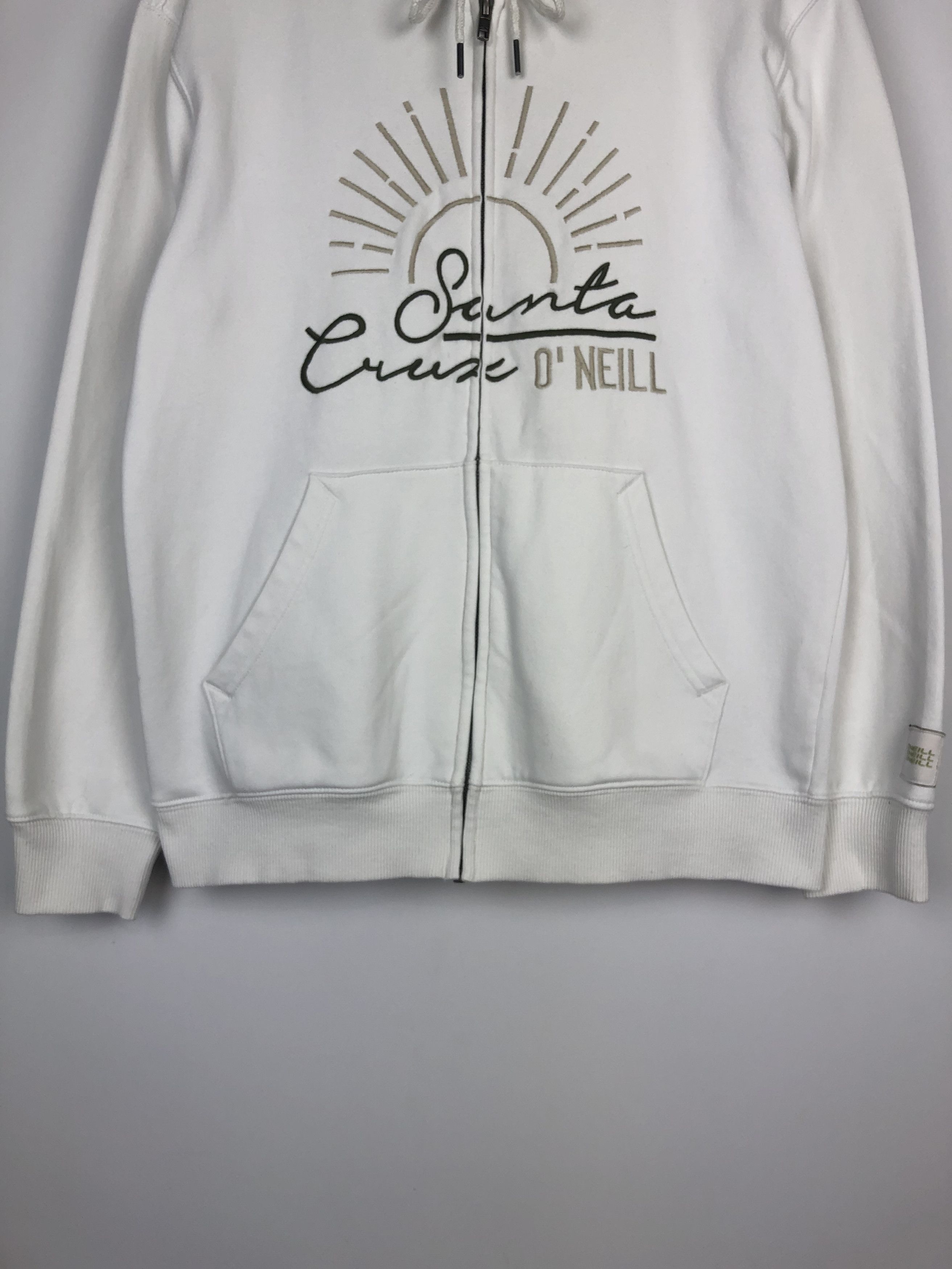 O'Neill Oneil x Santa Crus Zip Hoodie Jacket White size S Size US S / EU 44-46 / 1 - 3 Thumbnail