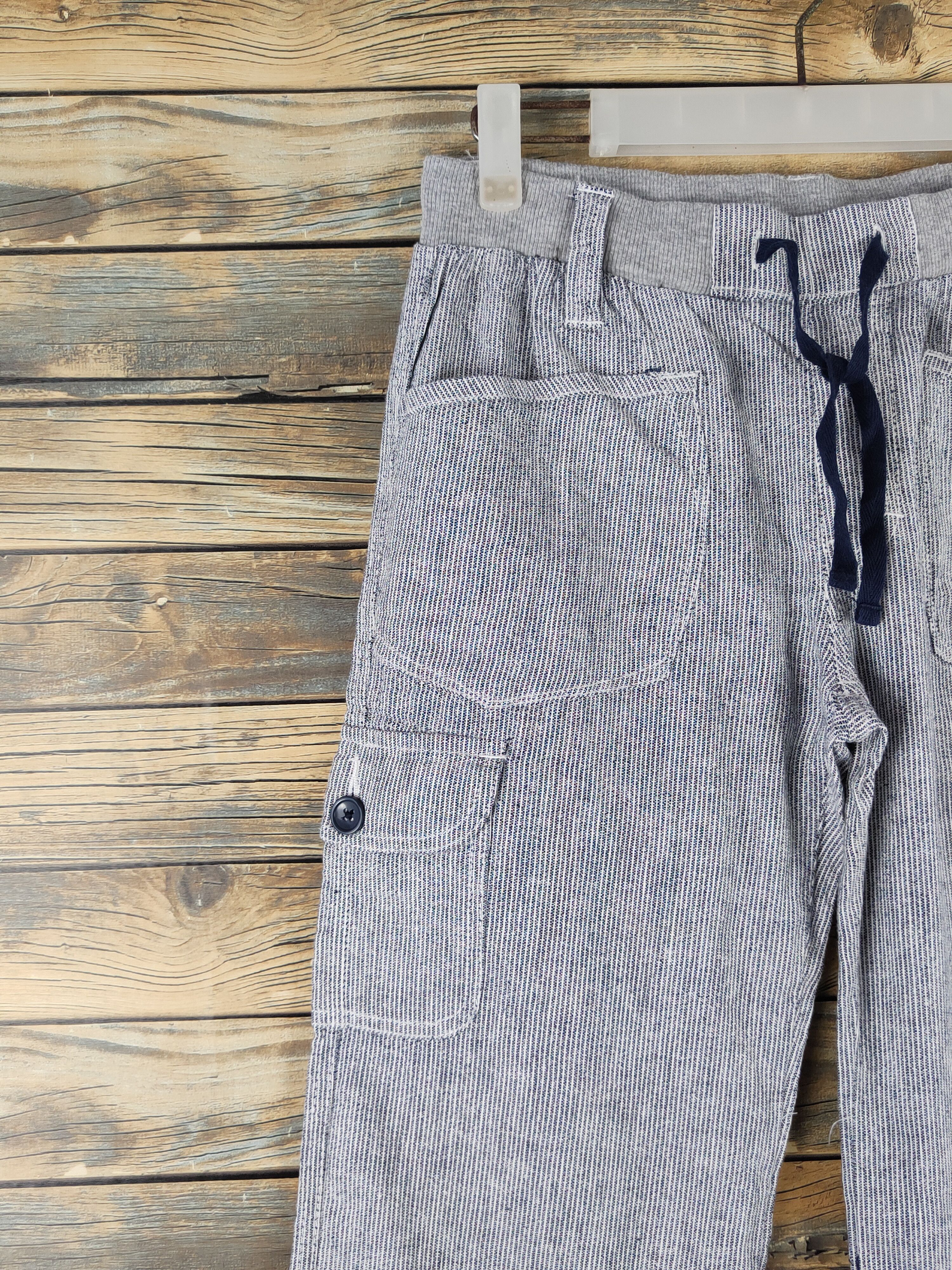 Other DL Navy Blue White Multipocket Tactical Cargo Pants #1302 Size US 28 / EU 44 - 3 Thumbnail