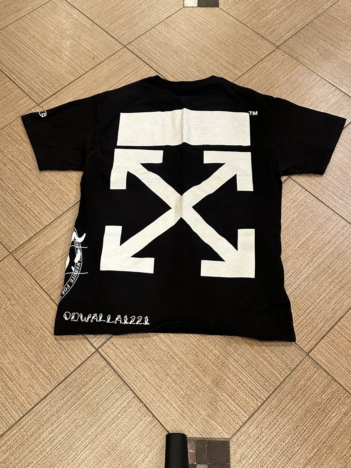Awake NY × Heron Preston × Off-White AWAKE x Heron Preston Off White Champion Art Basel Miami Tee Size US M / EU 48-50 / 2 - 2 Thumbnail