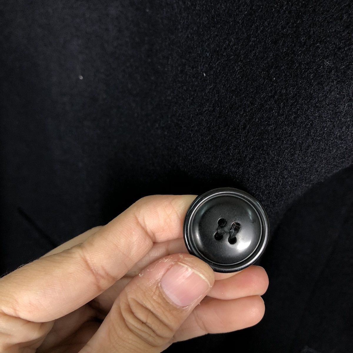 Japanese Brand 🔥Vtg Wool Long Jacket Rich Black D’Urban Yohji Yamamoto Size US M / EU 48-50 / 2 - 13 Thumbnail